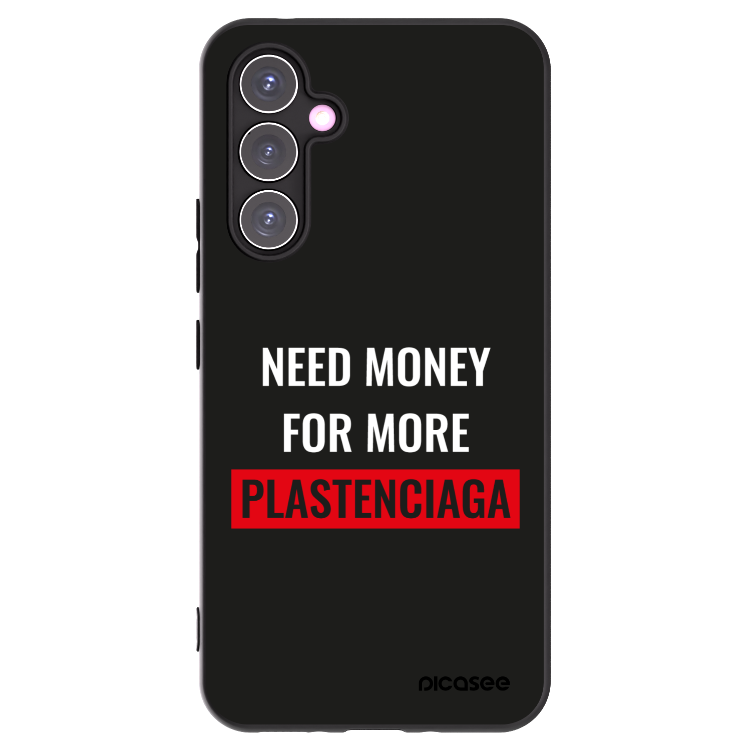 Picasee fekete szilikon tok az alábbi mobiltelefonokra Samsung Galaxy A54 5G A546B - More PLASTENCIAGA