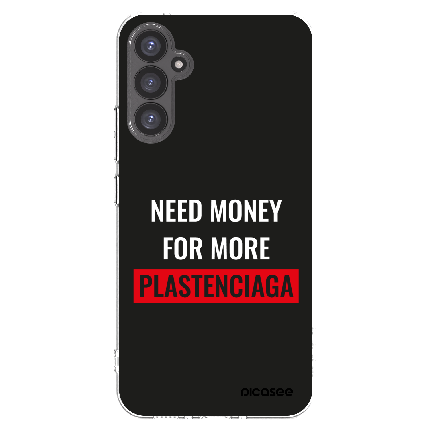 Picasee átlátszó szilikon tok az alábbi mobiltelefonokra Samsung Galaxy A34 5G A346B - More PLASTENCIAGA