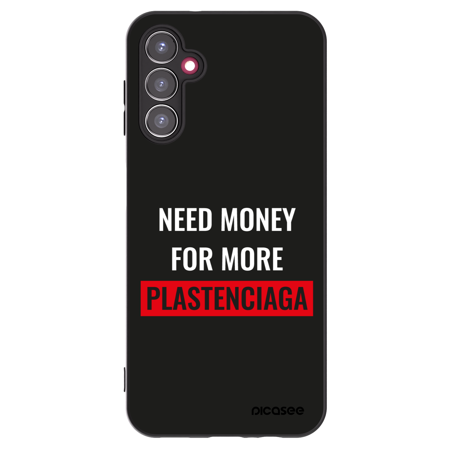 Picasee fekete szilikon tok az alábbi mobiltelefonokra Samsung Galaxy A14 4G A145R - More PLASTENCIAGA