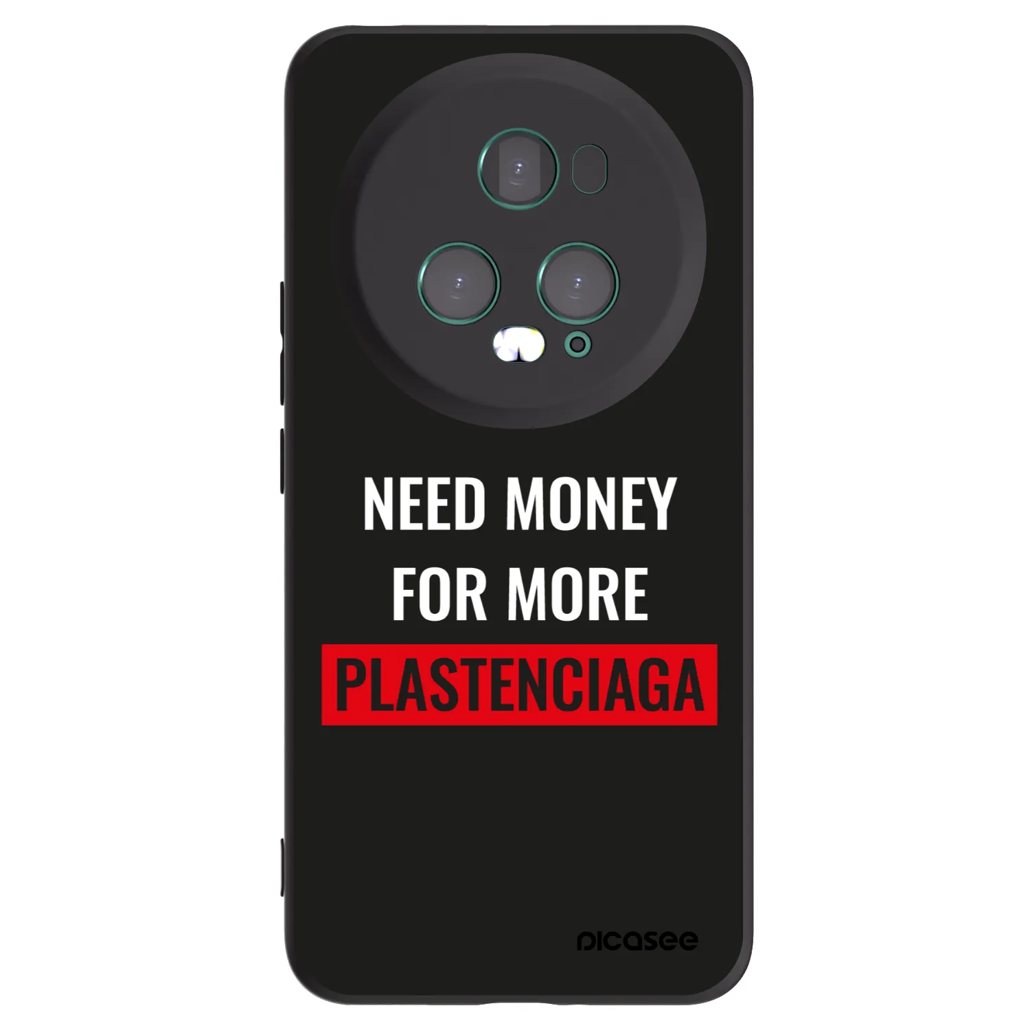 Picasee fekete szilikon tok az alábbi mobiltelefonokra Honor Magic5 Pro - More PLASTENCIAGA