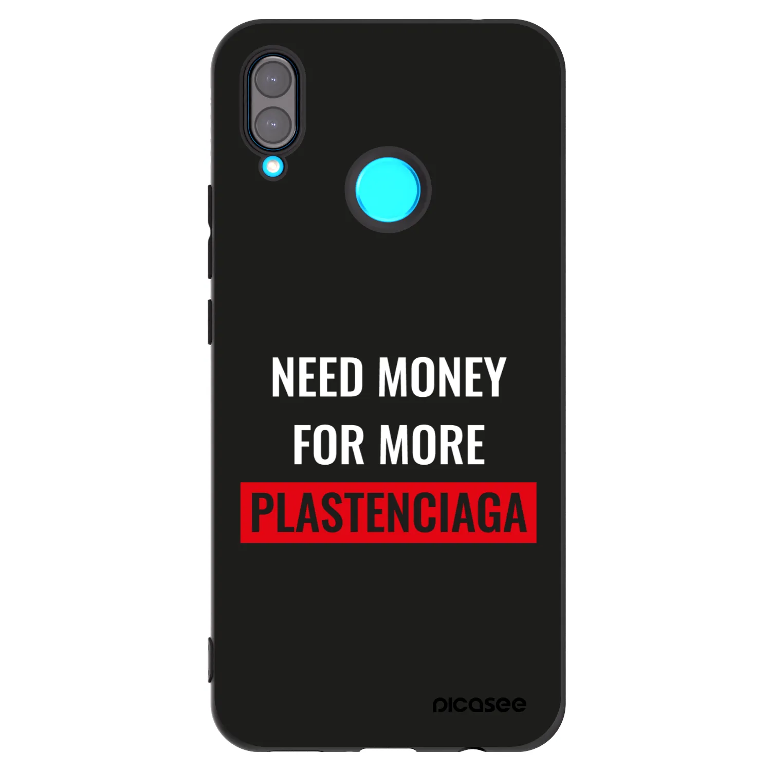 Picasee fekete szilikon tok az alábbi mobiltelefonokra Huawei Nova 3i - More PLASTENCIAGA