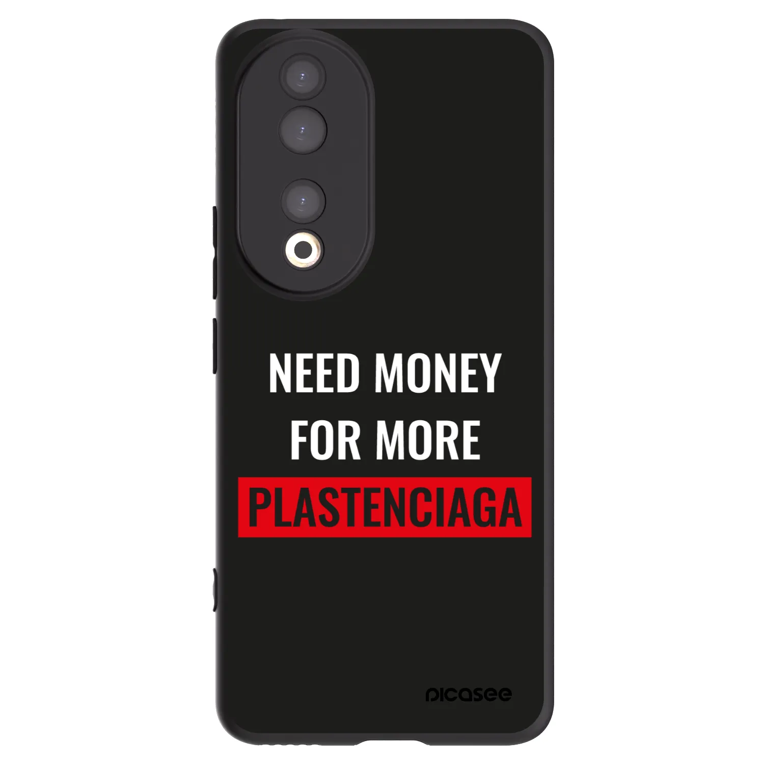 Picasee fekete szilikon tok az alábbi mobiltelefonokra Honor 90 5G - More PLASTENCIAGA