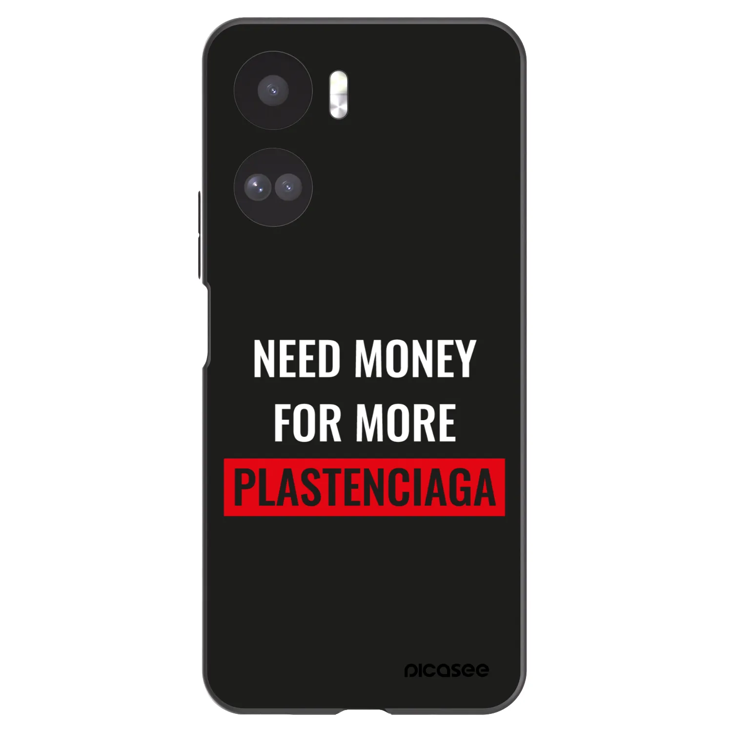 Picasee fekete szilikon tok az alábbi mobiltelefonokra Honor 90 Lite 5G - More PLASTENCIAGA