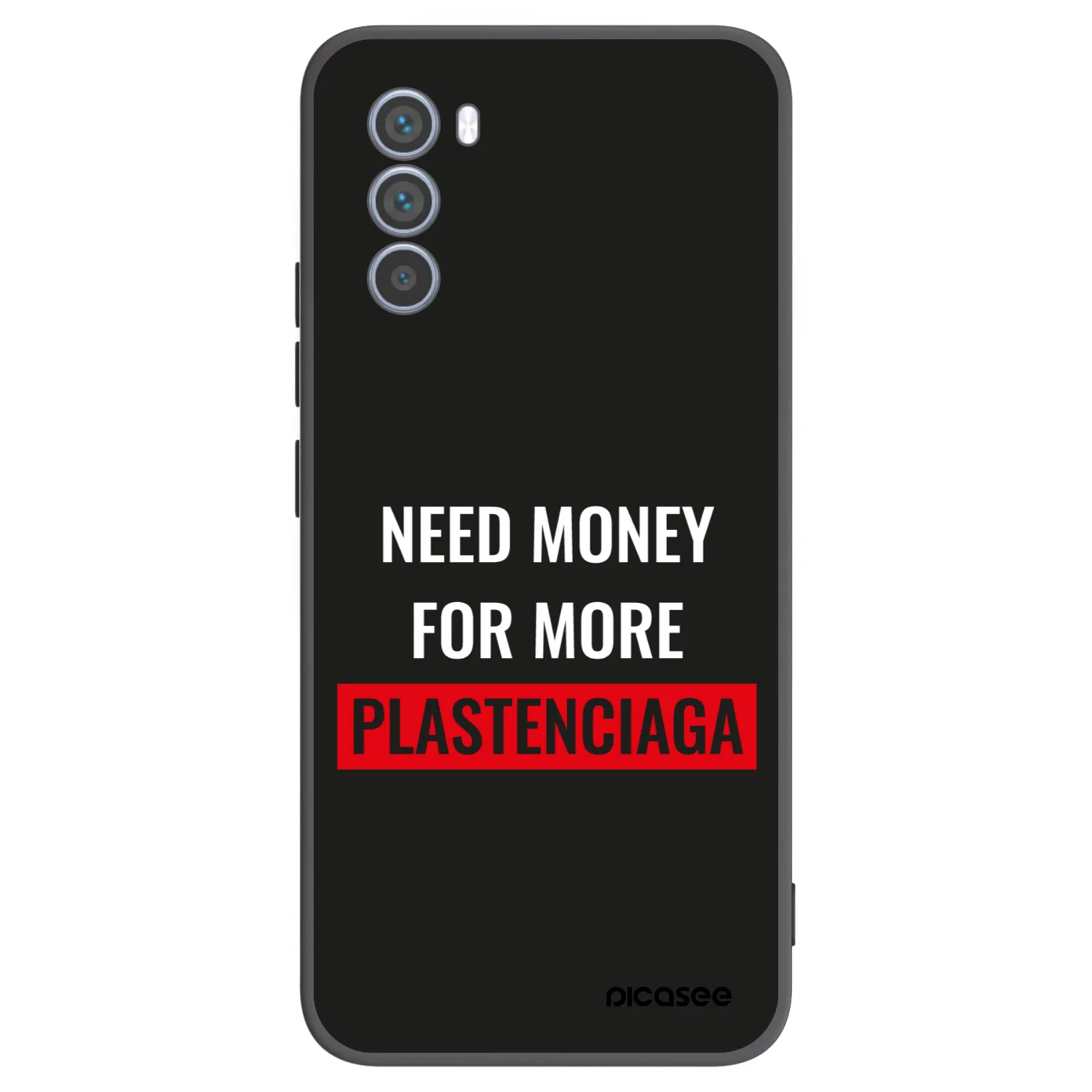 Picasee fekete szilikon tok az alábbi mobiltelefonokra Motorola Moto G62 - More PLASTENCIAGA