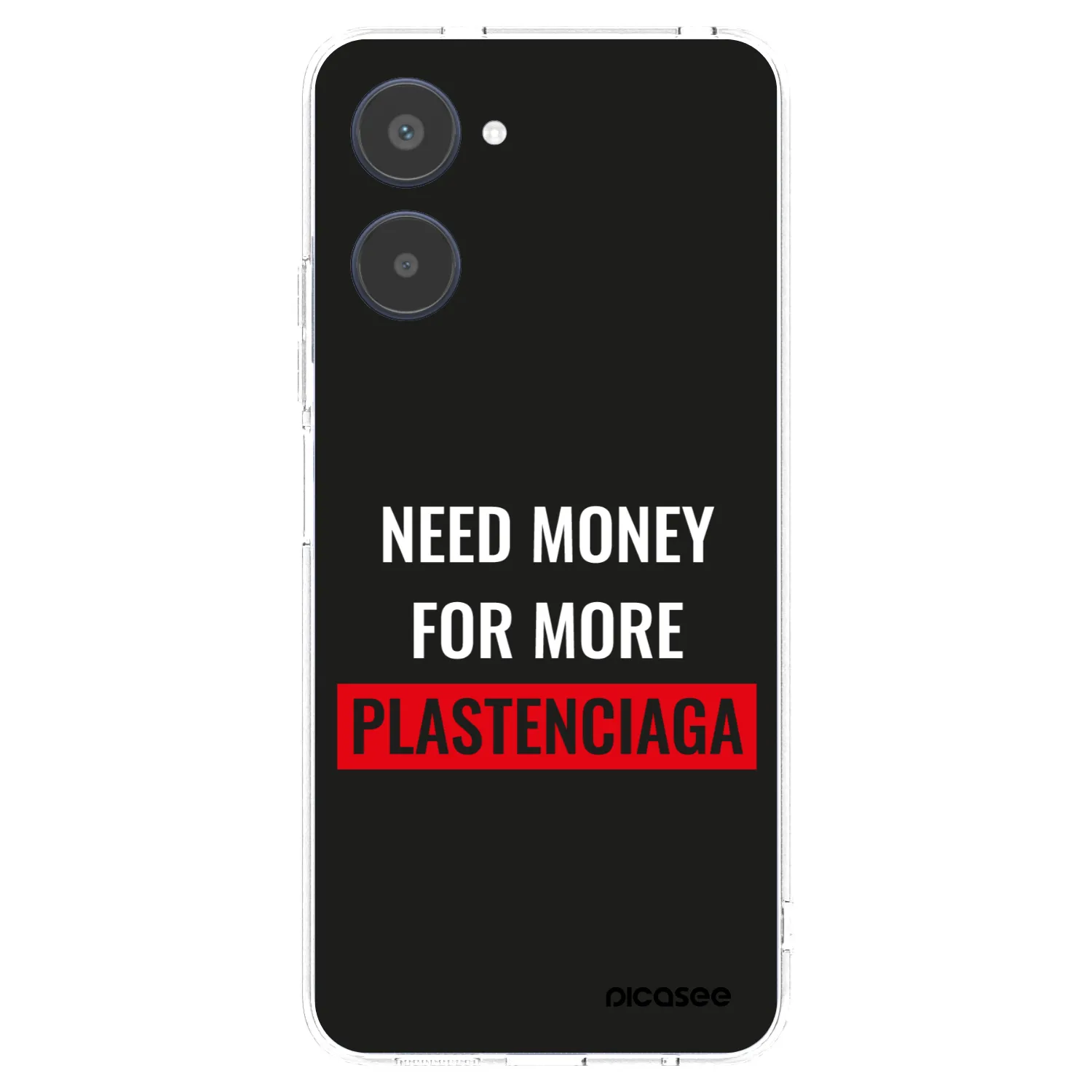 Picasee átlátszó szilikon tok az alábbi mobiltelefonokra Realme 10 4G - More PLASTENCIAGA