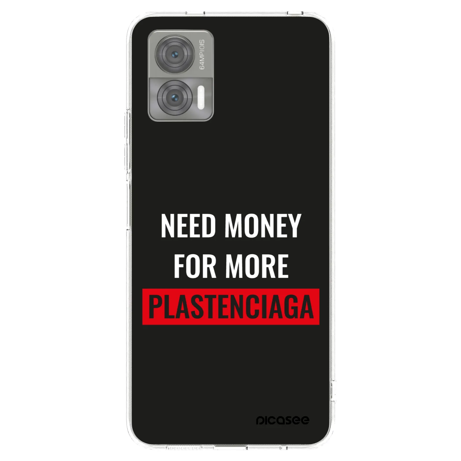 Picasee átlátszó szilikon tok az alábbi mobiltelefonokra Motorola Edge 30 Neo - More PLASTENCIAGA