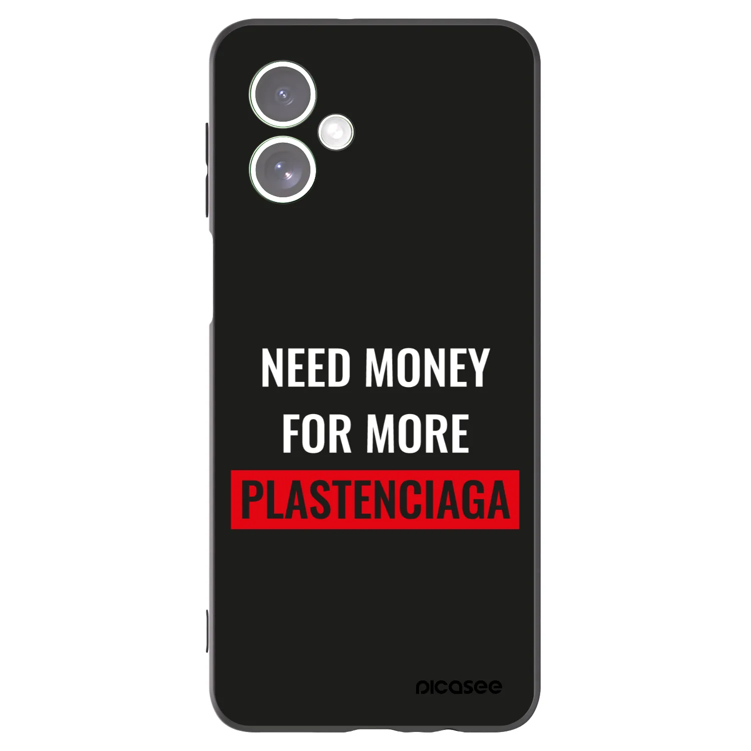Picasee fekete szilikon tok az alábbi mobiltelefonokra Motorola Moto G54 5G - More PLASTENCIAGA