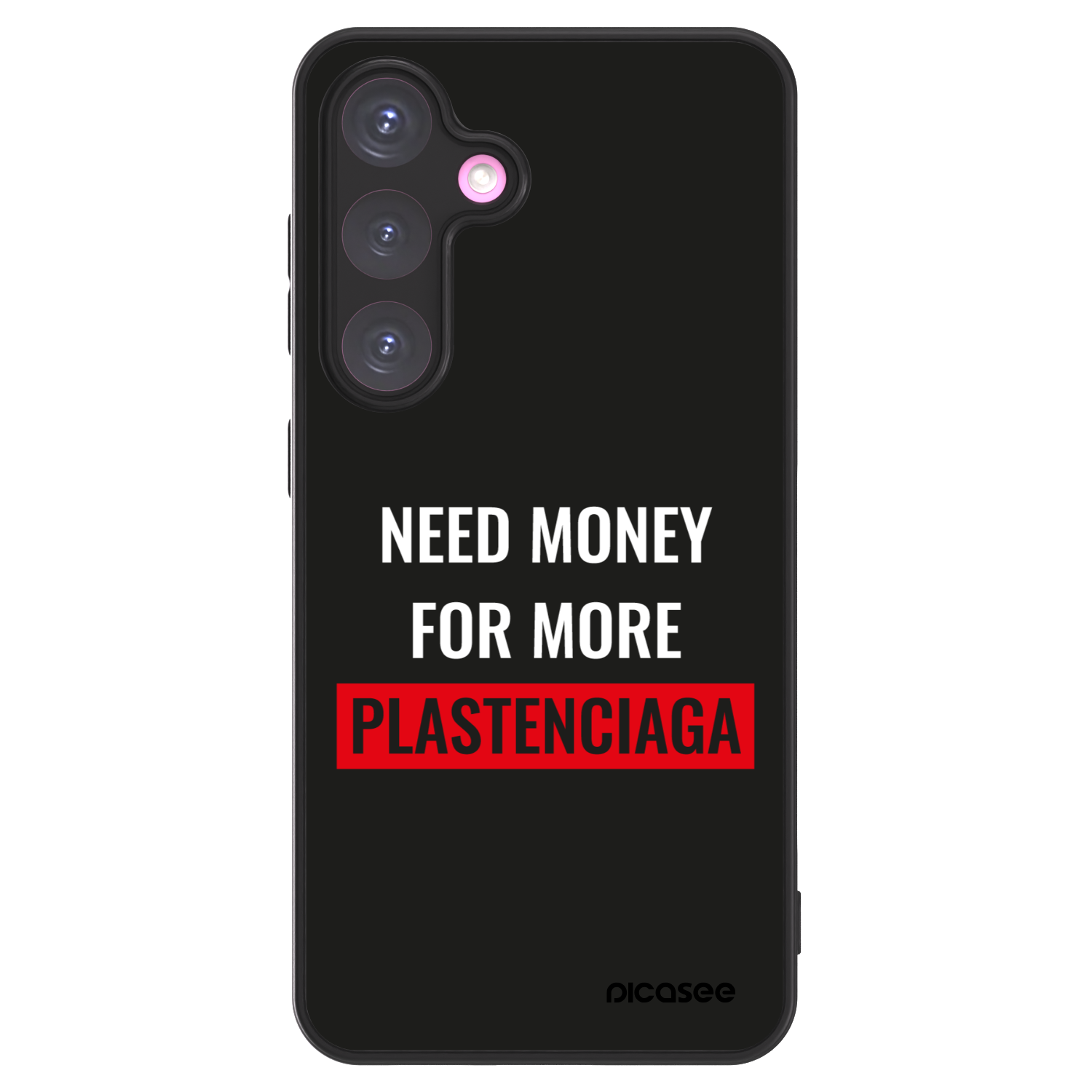 Picasee ULTIMATE CASE Samsung Galaxy S24+ S926B 5G - készülékre - More PLASTENCIAGA