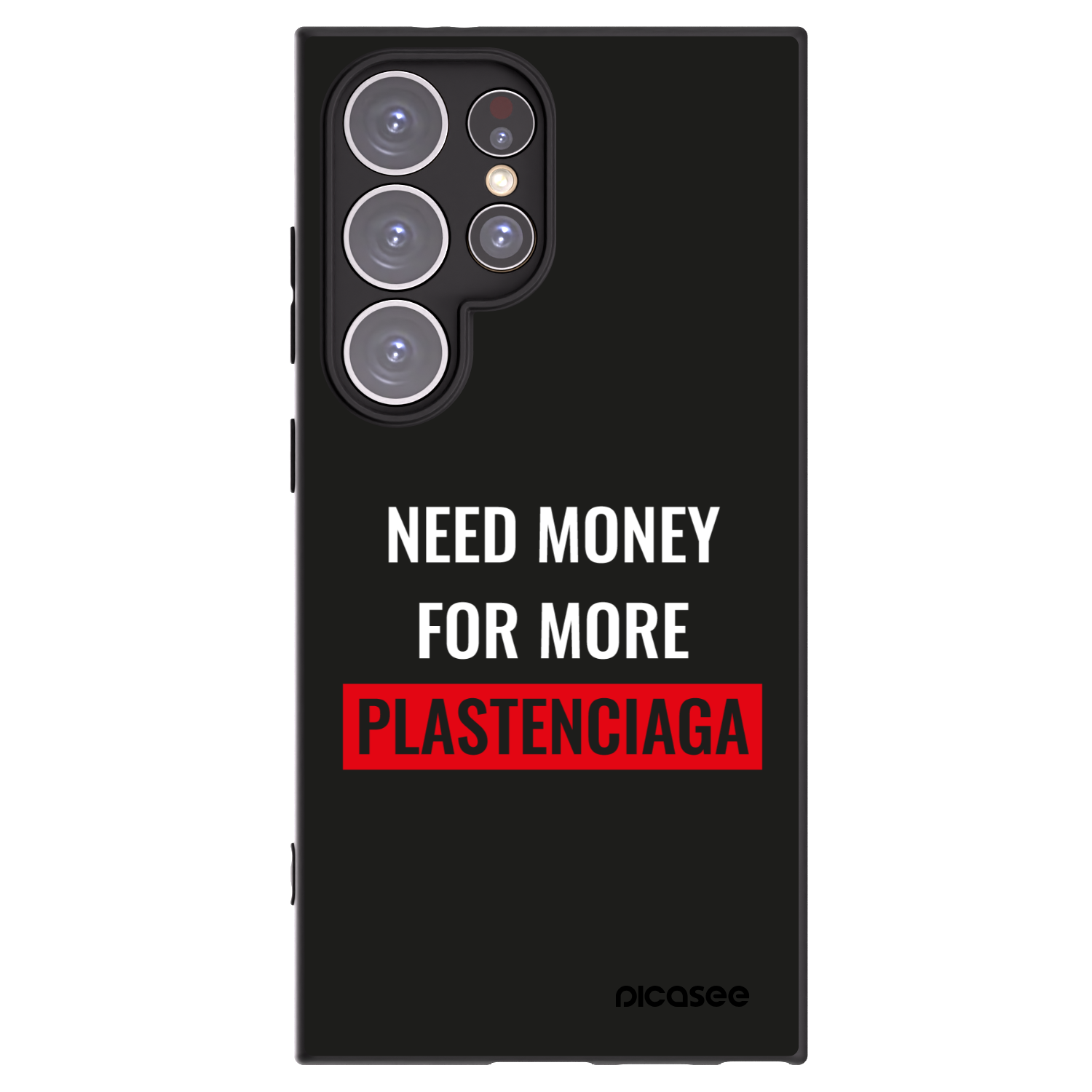 Picasee fekete szilikon tok az alábbi mobiltelefonokra Samsung Galaxy S24 Ultra S928B 5G - More PLASTENCIAGA