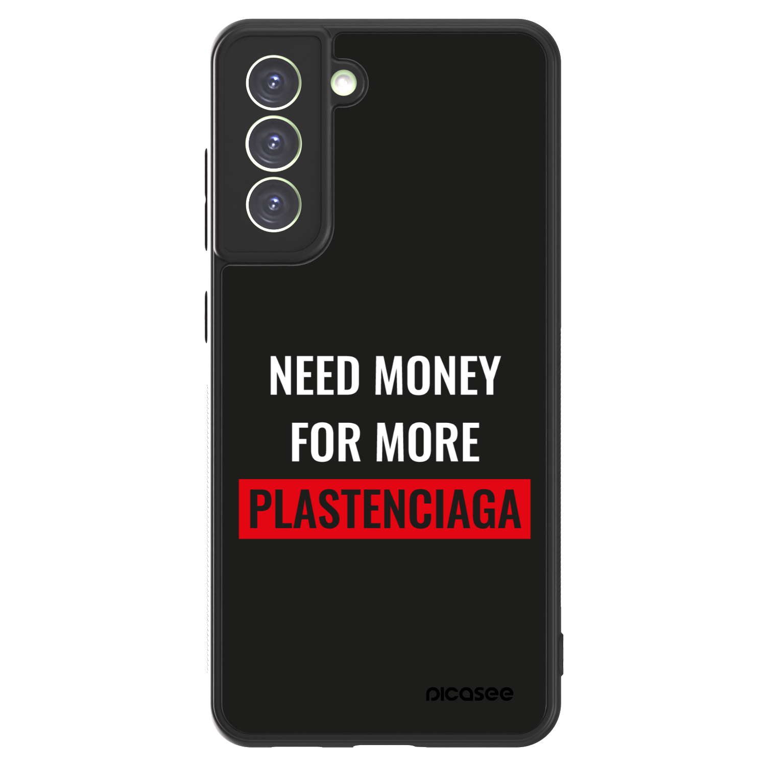 Picasee ULTIMATE CASE PowerShare Samsung Galaxy S21 FE 5G - készülékre - More PLASTENCIAGA