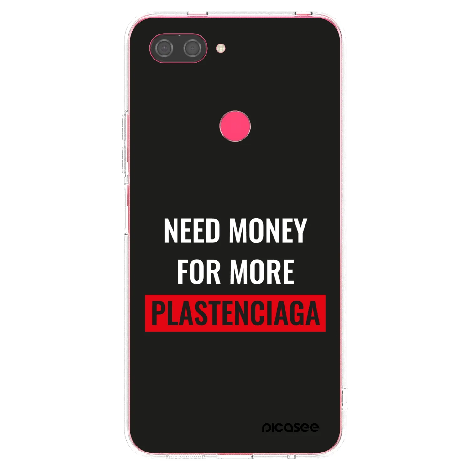 Picasee átlátszó szilikon tok az alábbi mobiltelefonokra Xiaomi Mi 8 Lite - More PLASTENCIAGA