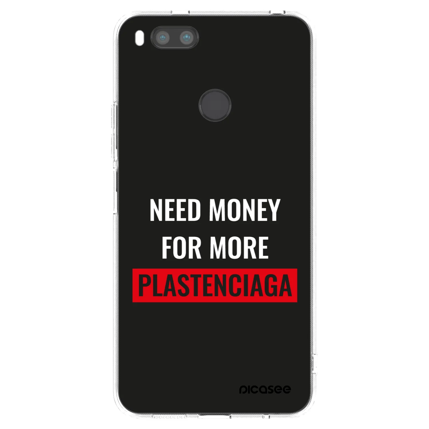 Picasee átlátszó szilikon tok az alábbi mobiltelefonokra Xiaomi Mi A1 Global - More PLASTENCIAGA