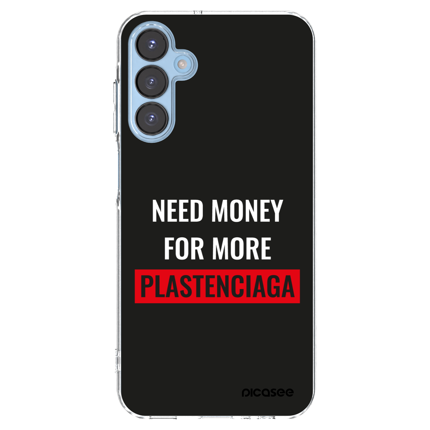 Picasee átlátszó szilikon tok az alábbi mobiltelefonokra Samsung Galaxy A15 A156B 5G - More PLASTENCIAGA