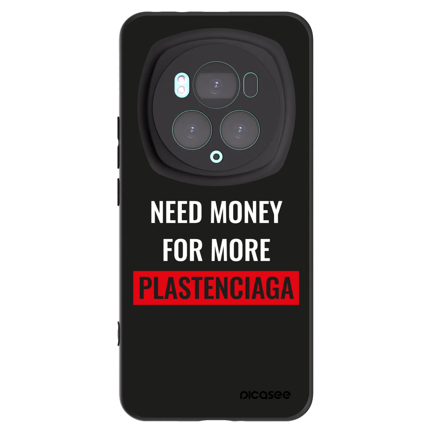 Picasee fekete szilikon tok az alábbi mobiltelefonokra Honor Magic6 Pro - More PLASTENCIAGA