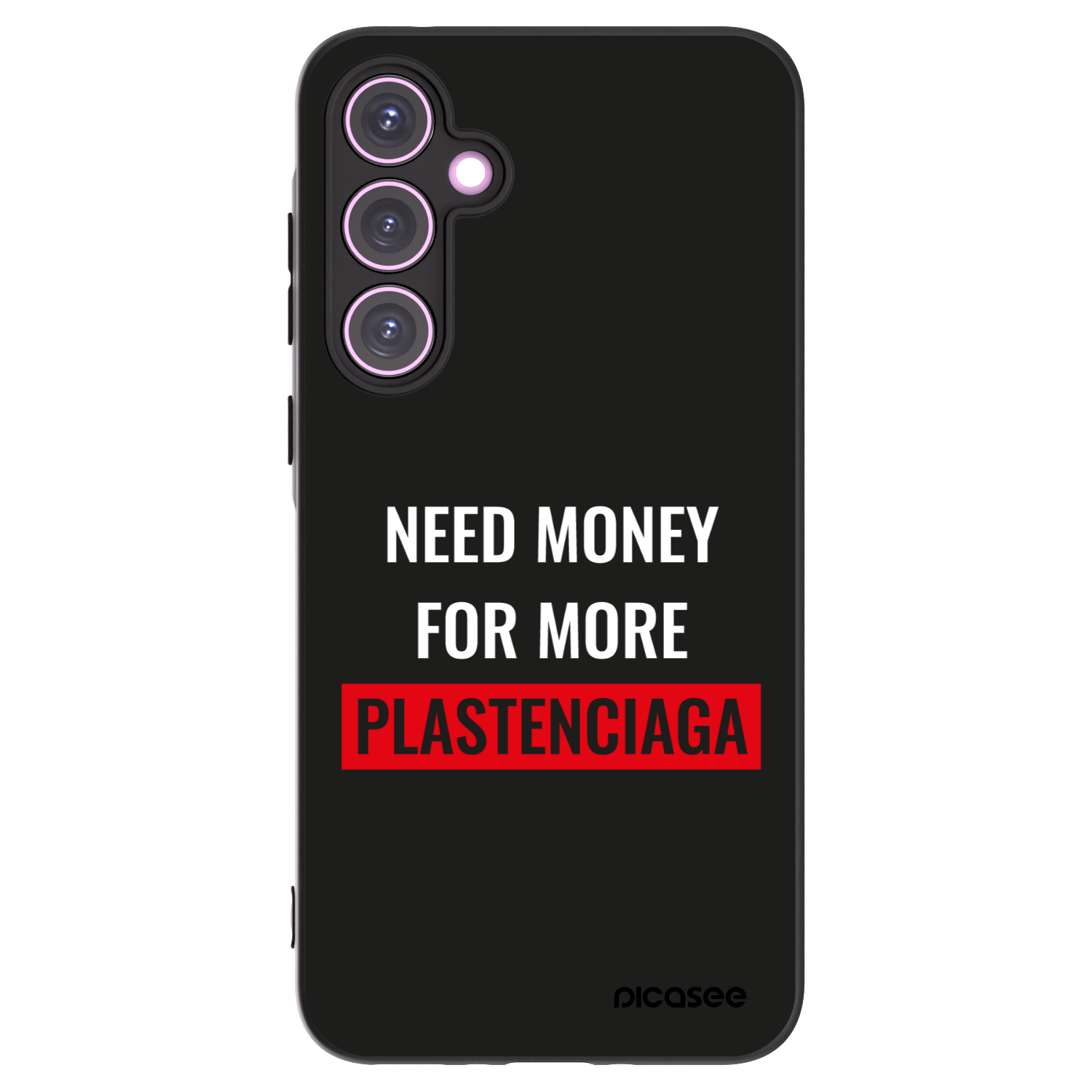 Picasee fekete szilikon tok az alábbi mobiltelefonokra Samsung Galaxy A35 5G A356B - More PLASTENCIAGA