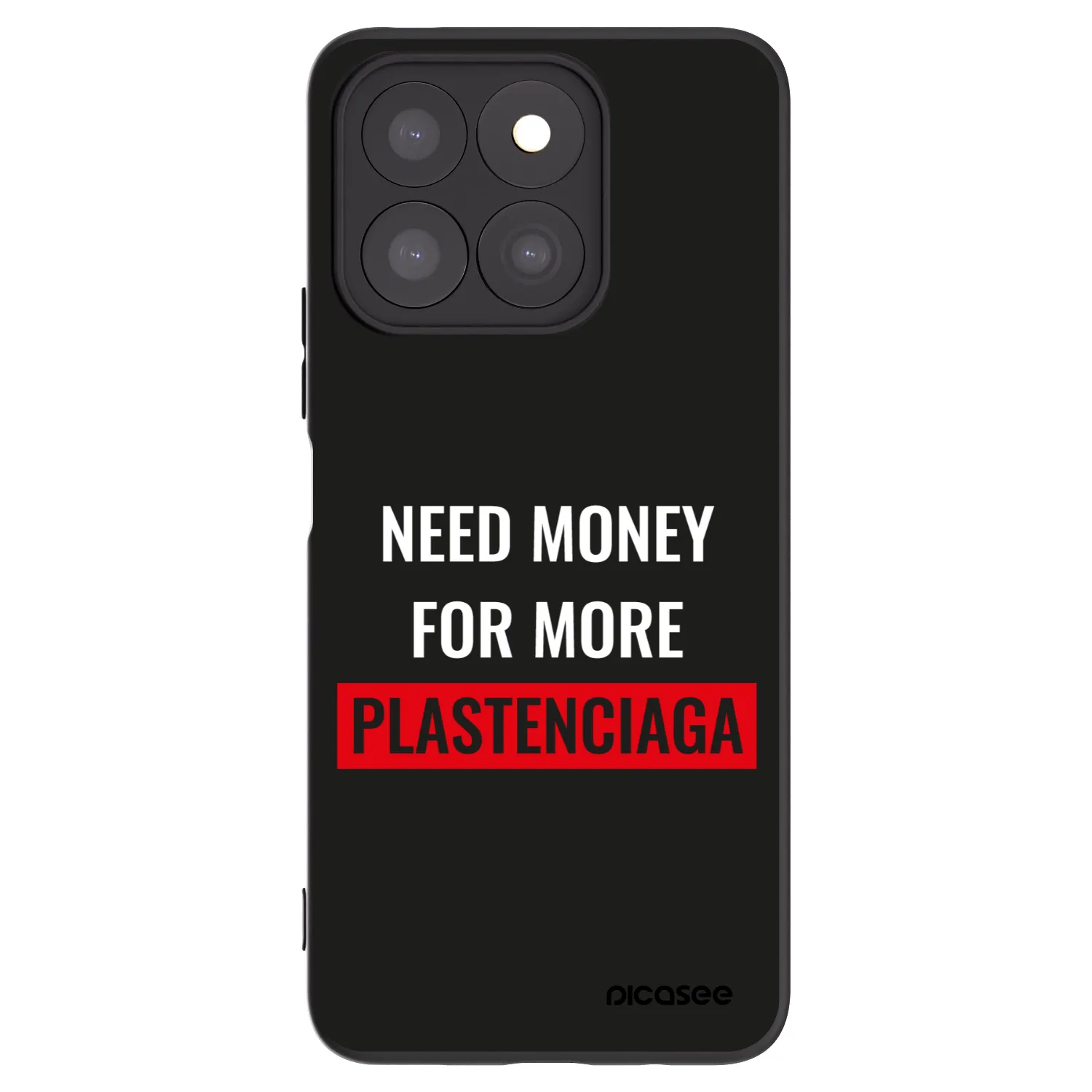Picasee fekete szilikon tok az alábbi mobiltelefonokra Honor X8b - More PLASTENCIAGA
