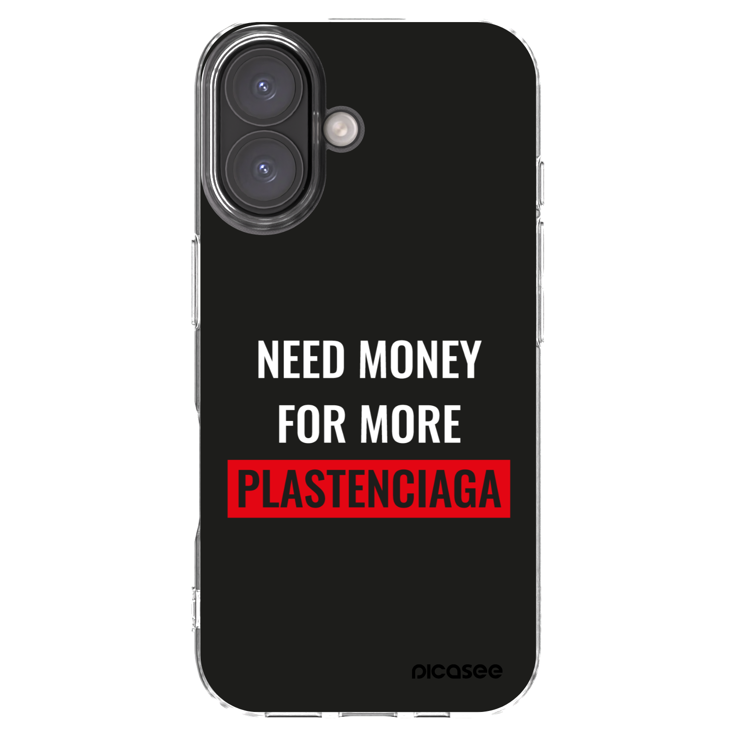 Picasee átlátszó szilikon tok az alábbi mobiltelefonokra Apple iPhone 16 - More PLASTENCIAGA