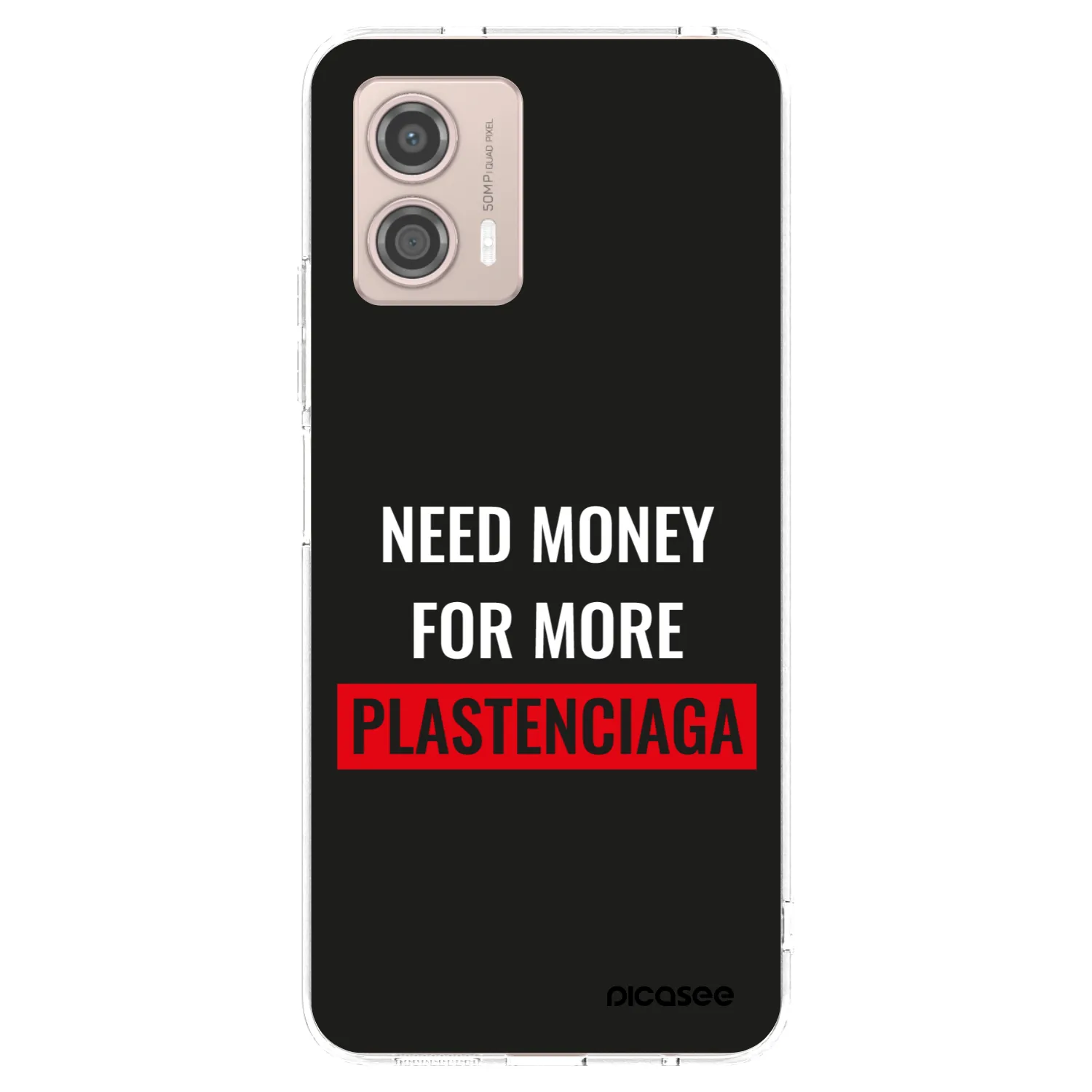 Picasee átlátszó szilikon tok az alábbi mobiltelefonokra Motorola Moto G53 5G - More PLASTENCIAGA