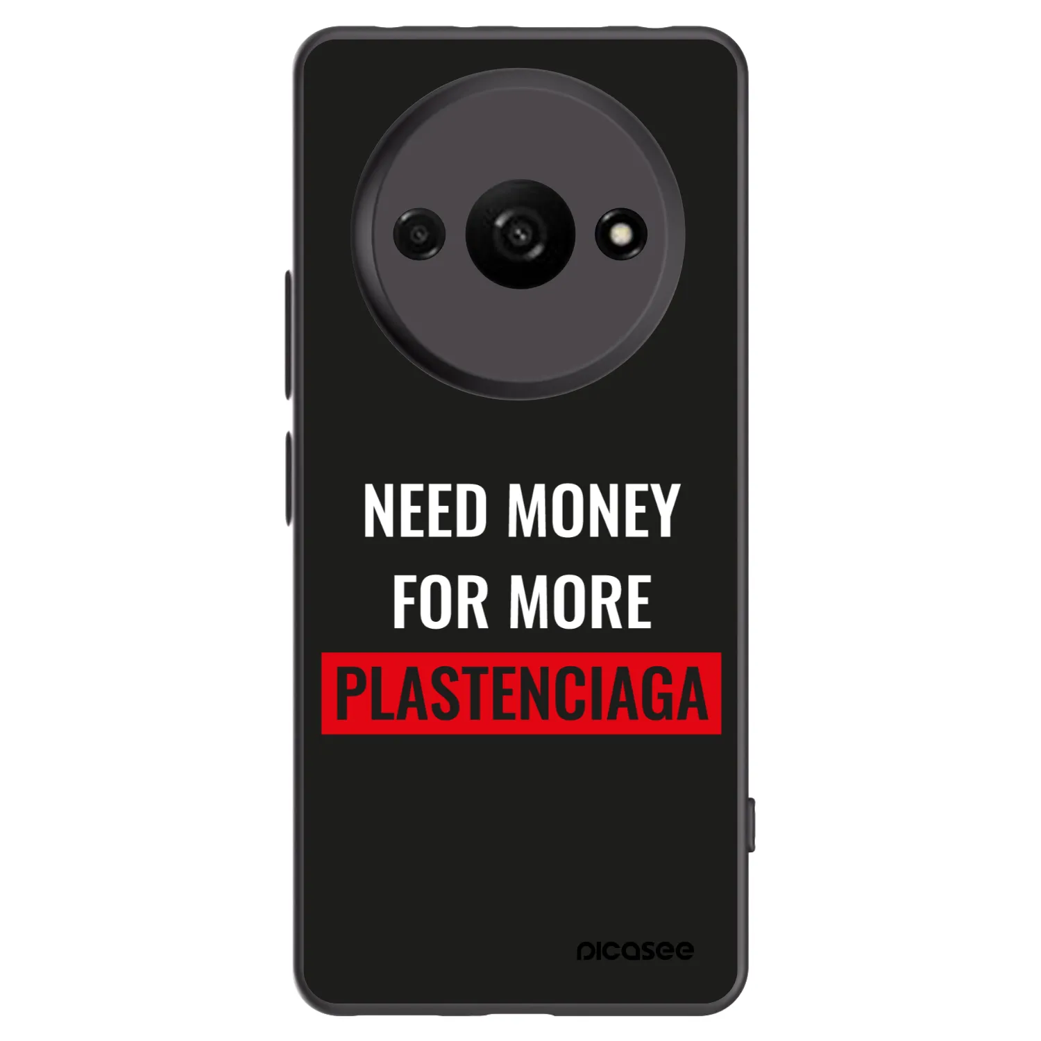 Picasee fekete szilikon tok az alábbi mobiltelefonokra Xiaomi Redmi A3 - More PLASTENCIAGA