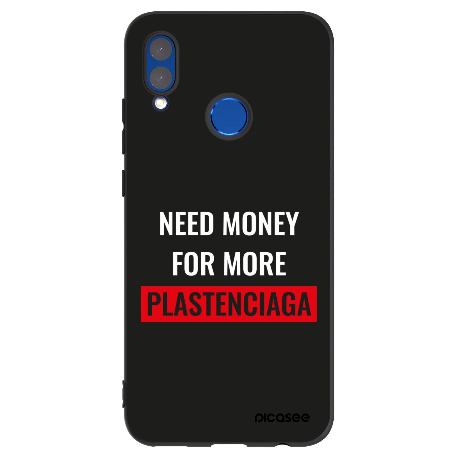 Picasee fekete szilikon tok az alábbi mobiltelefonokra Huawei P Smart 2019 - More PLASTENCIAGA