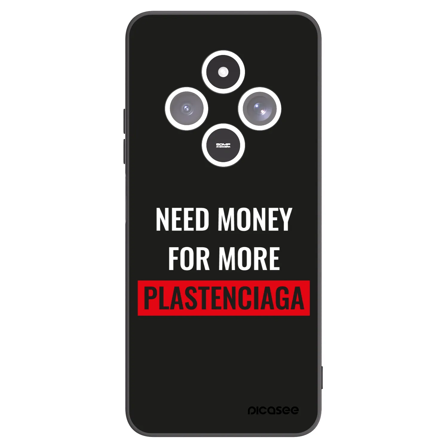 Picasee fekete szilikon tok az alábbi mobiltelefonokra Xiaomi Redmi 14C - More PLASTENCIAGA