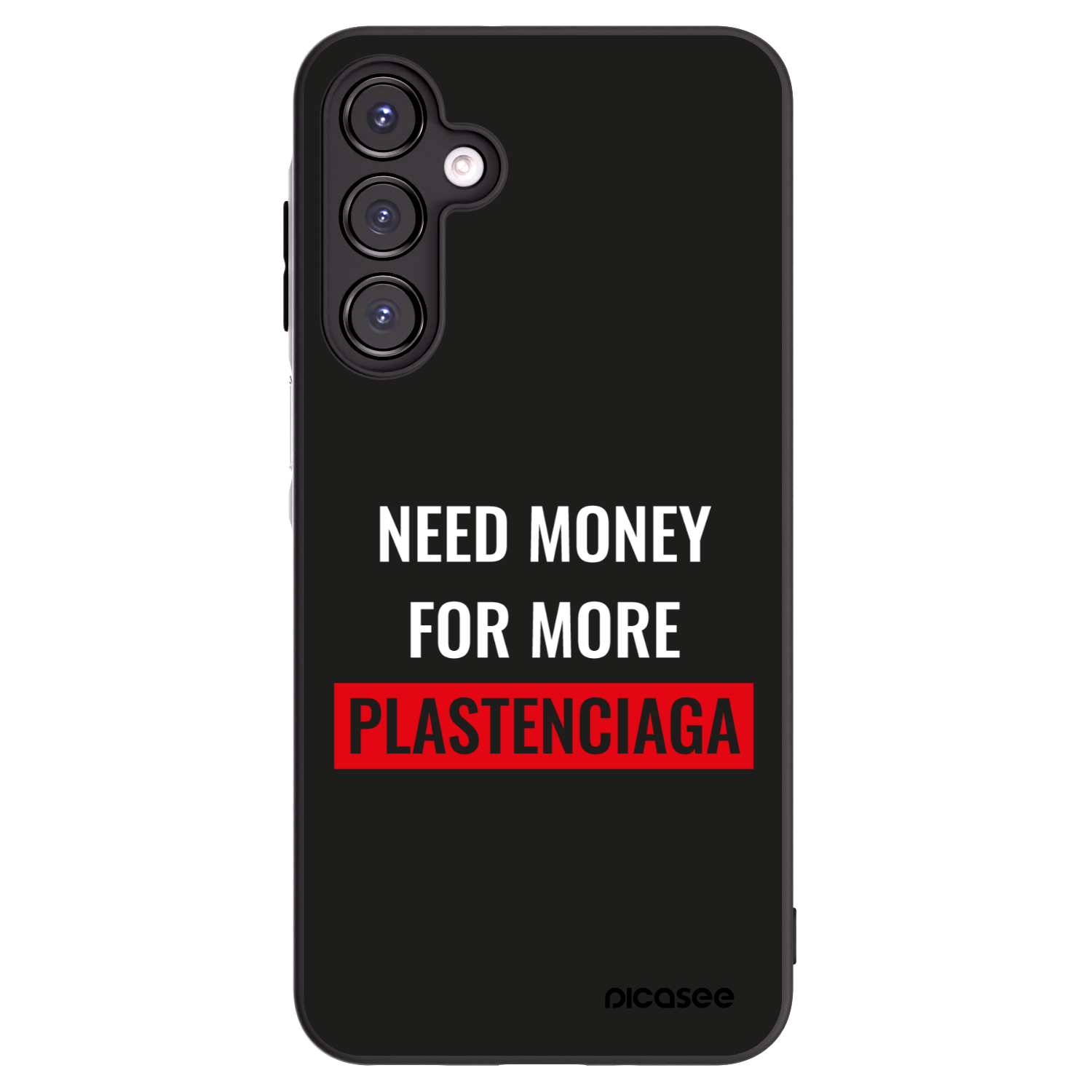 Picasee fekete szilikon tok az alábbi mobiltelefonokra Samsung Galaxy A16 5G - More PLASTENCIAGA