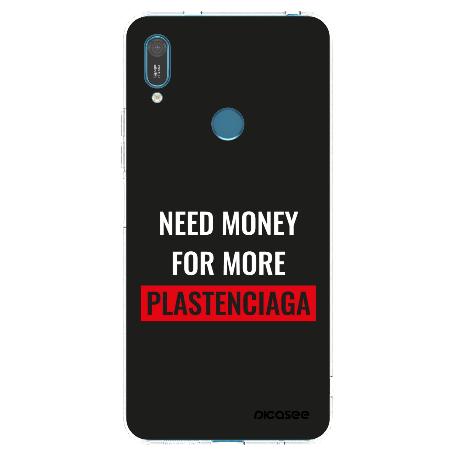 Picasee átlátszó szilikon tok az alábbi mobiltelefonokra Huawei Y7 2019 - More PLASTENCIAGA