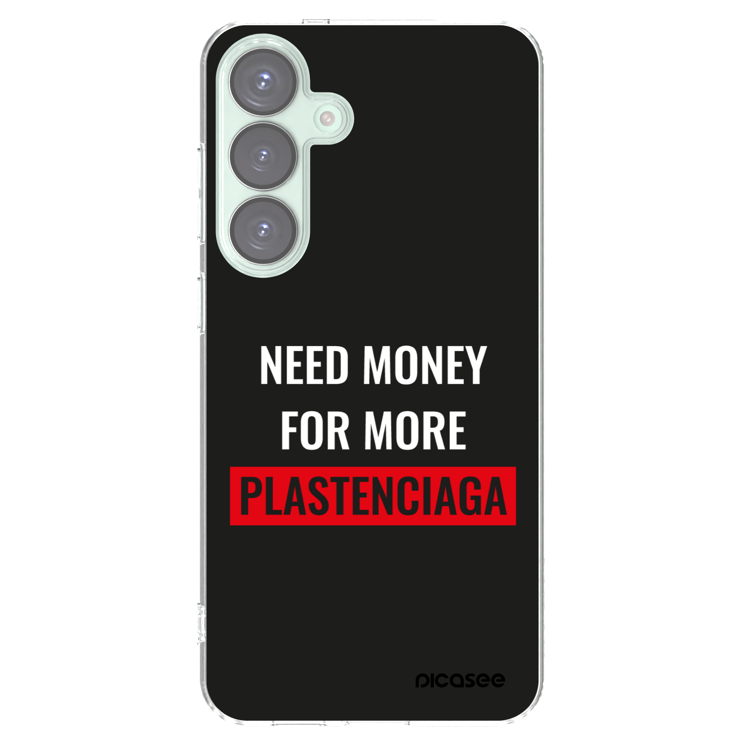 Picasee átlátszó szilikon tok az alábbi mobiltelefonokra Samsung Galaxy S25+ 5G - More PLASTENCIAGA