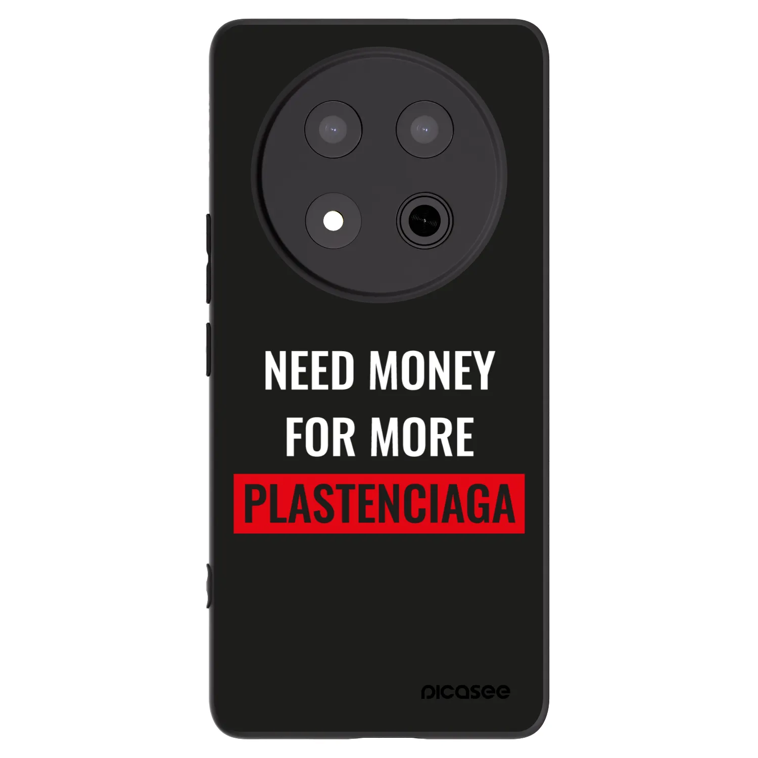 Picasee fekete szilikon tok az alábbi mobiltelefonokra Honor Magic7 Lite 5G - More PLASTENCIAGA
