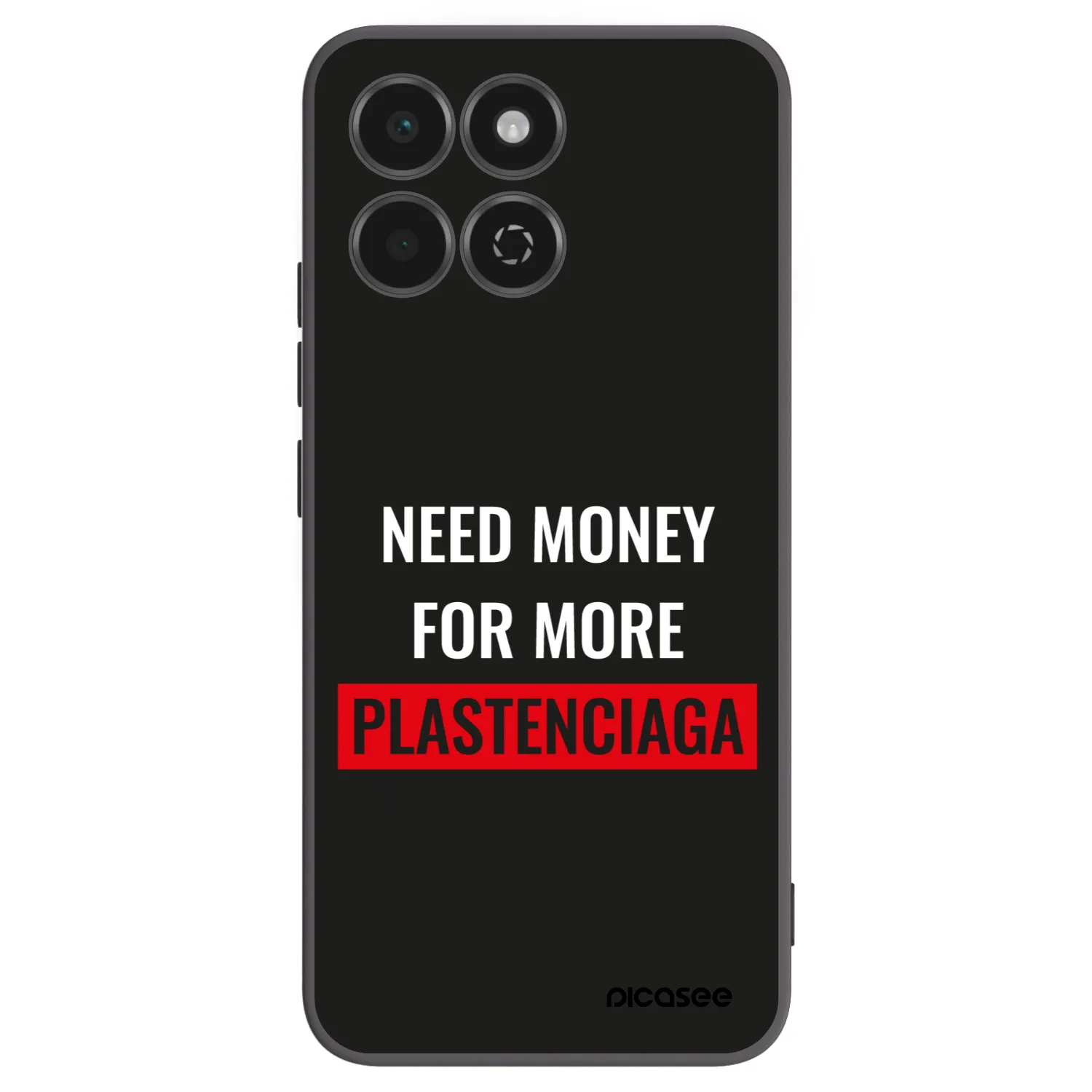 Picasee fekete szilikon tok az alábbi mobiltelefonokra Honor 200 Smart 5G - More PLASTENCIAGA