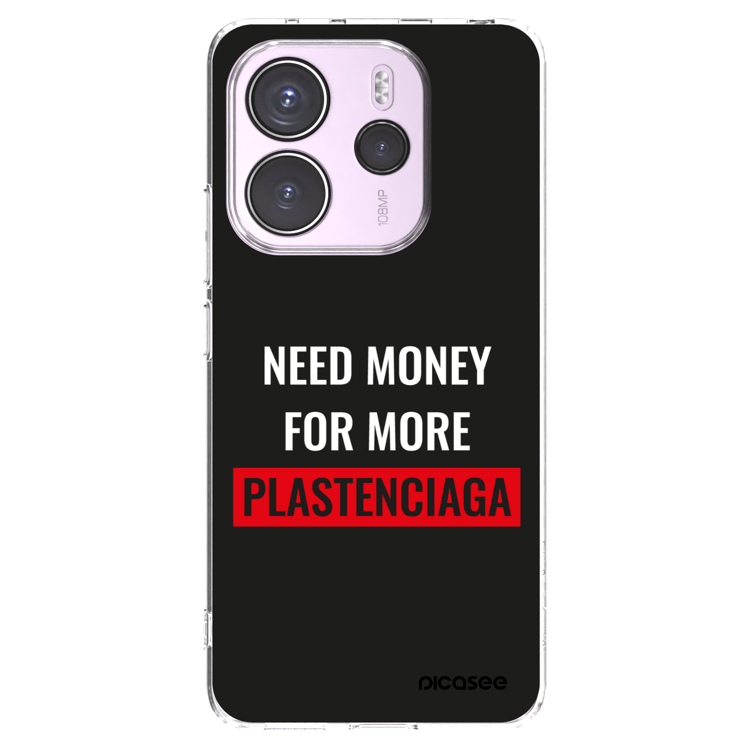 Picasee átlátszó szilikon tok az alábbi mobiltelefonokra Xiaomi Redmi Note 14 4G - More PLASTENCIAGA