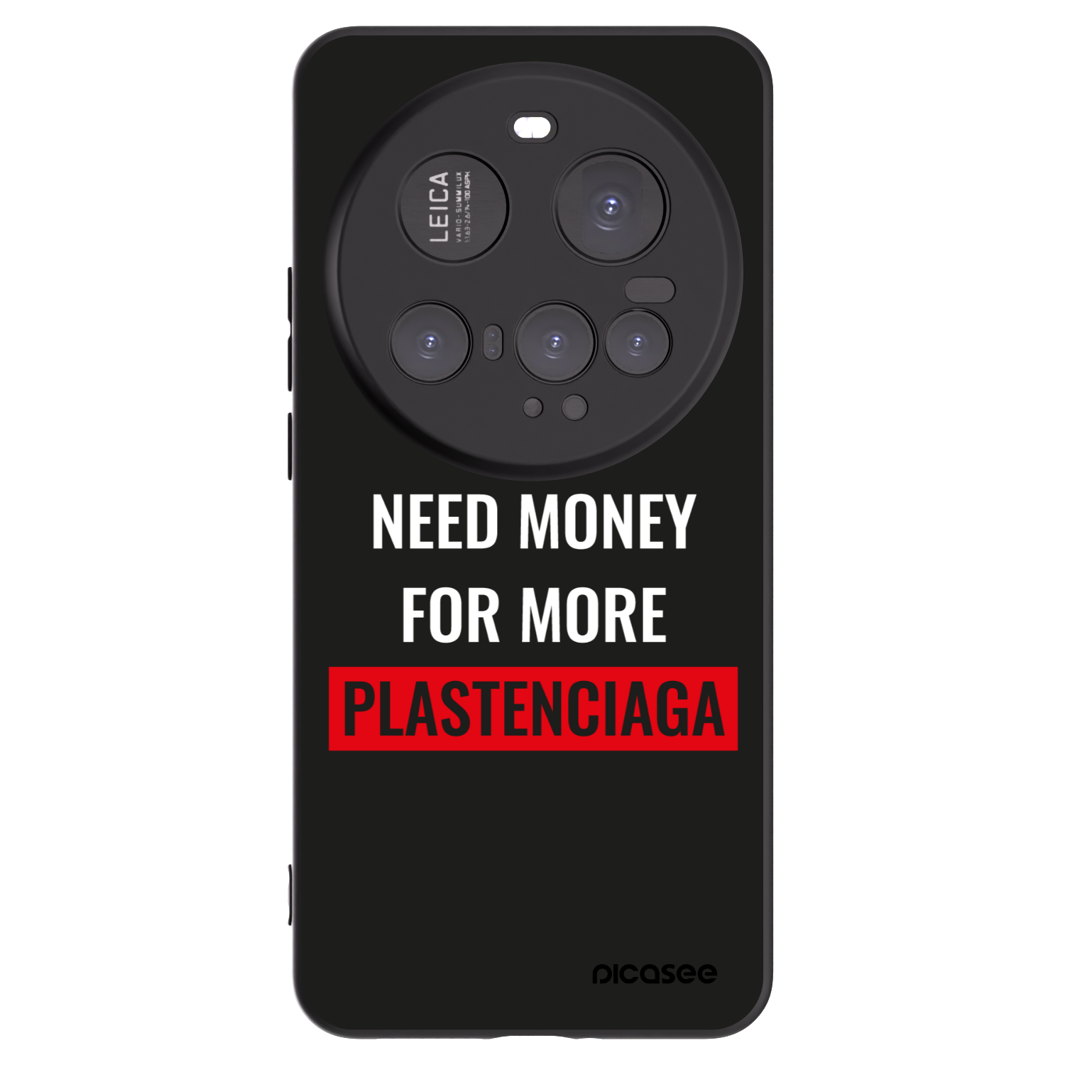 Picasee fekete szilikon tok az alábbi mobiltelefonokra Xiaomi 15 Ultra - More PLASTENCIAGA