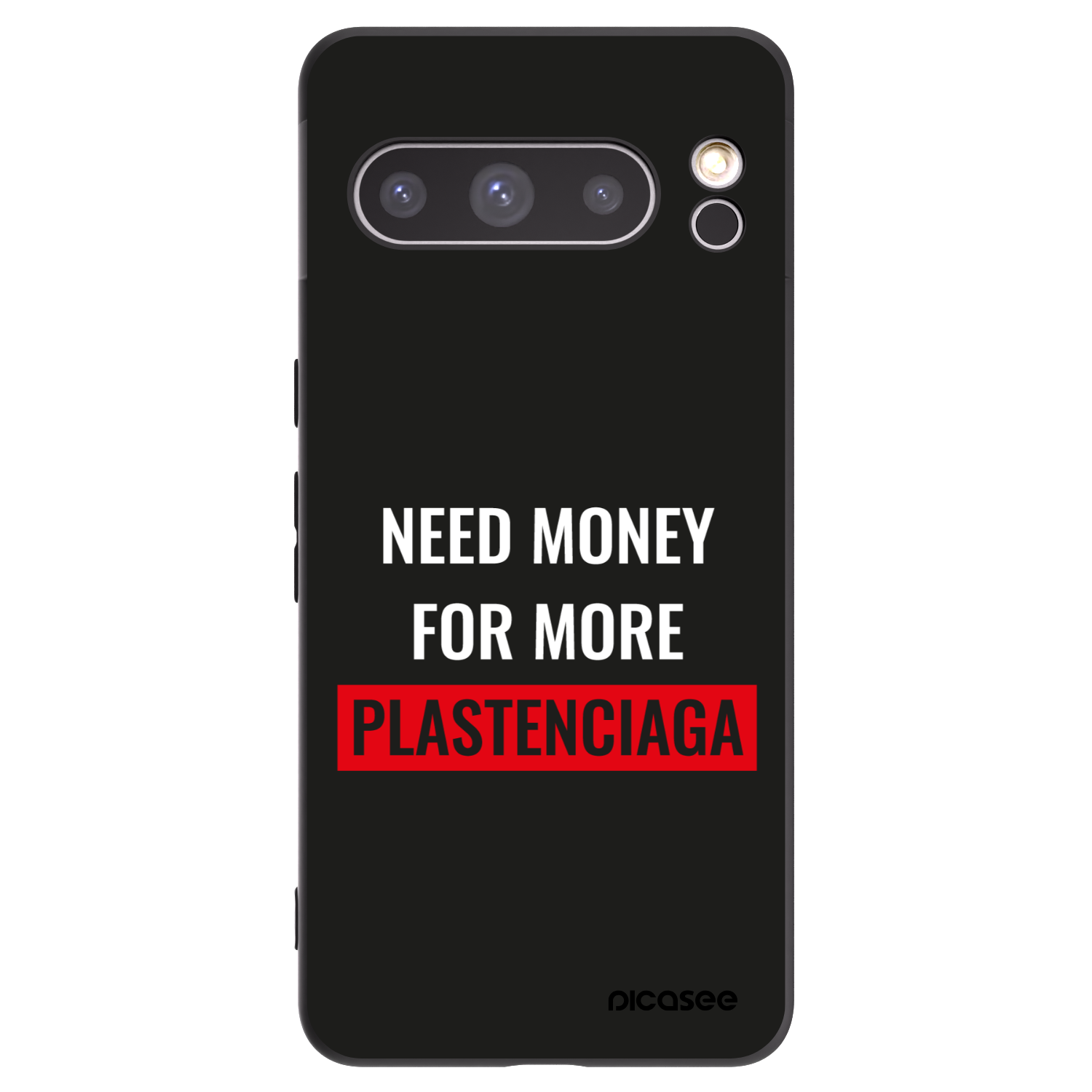Picasee fekete szilikon tok az alábbi mobiltelefonokra Google Pixel 8 Pro - More PLASTENCIAGA