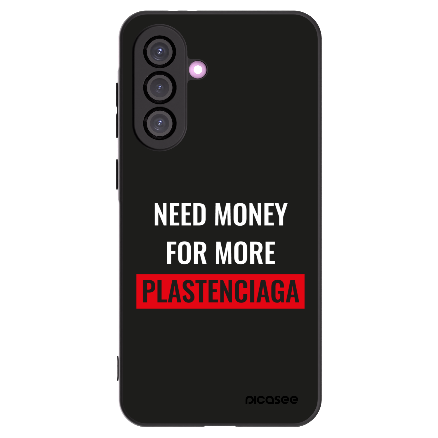 Picasee fekete szilikon tok az alábbi mobiltelefonokra Samsung Galaxy A36 5G - More PLASTENCIAGA