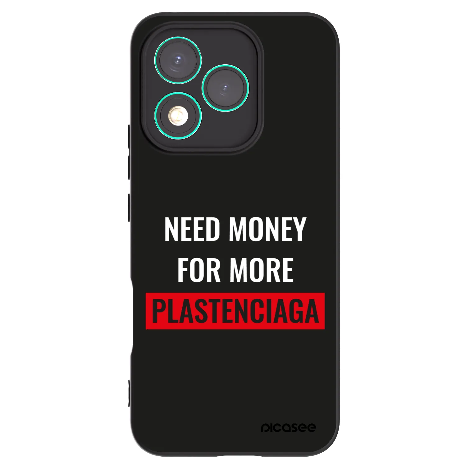 Picasee fekete szilikon tok az alábbi mobiltelefonokra Honor 400 Lite 5G - More PLASTENCIAGA