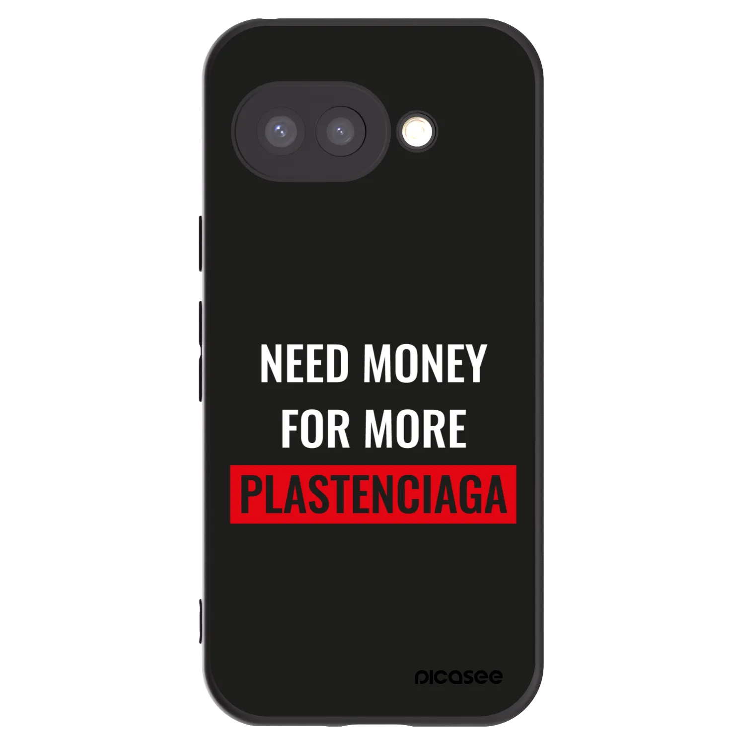 Picasee fekete szilikon tok az alábbi mobiltelefonokra Google Pixel 9a - More PLASTENCIAGA