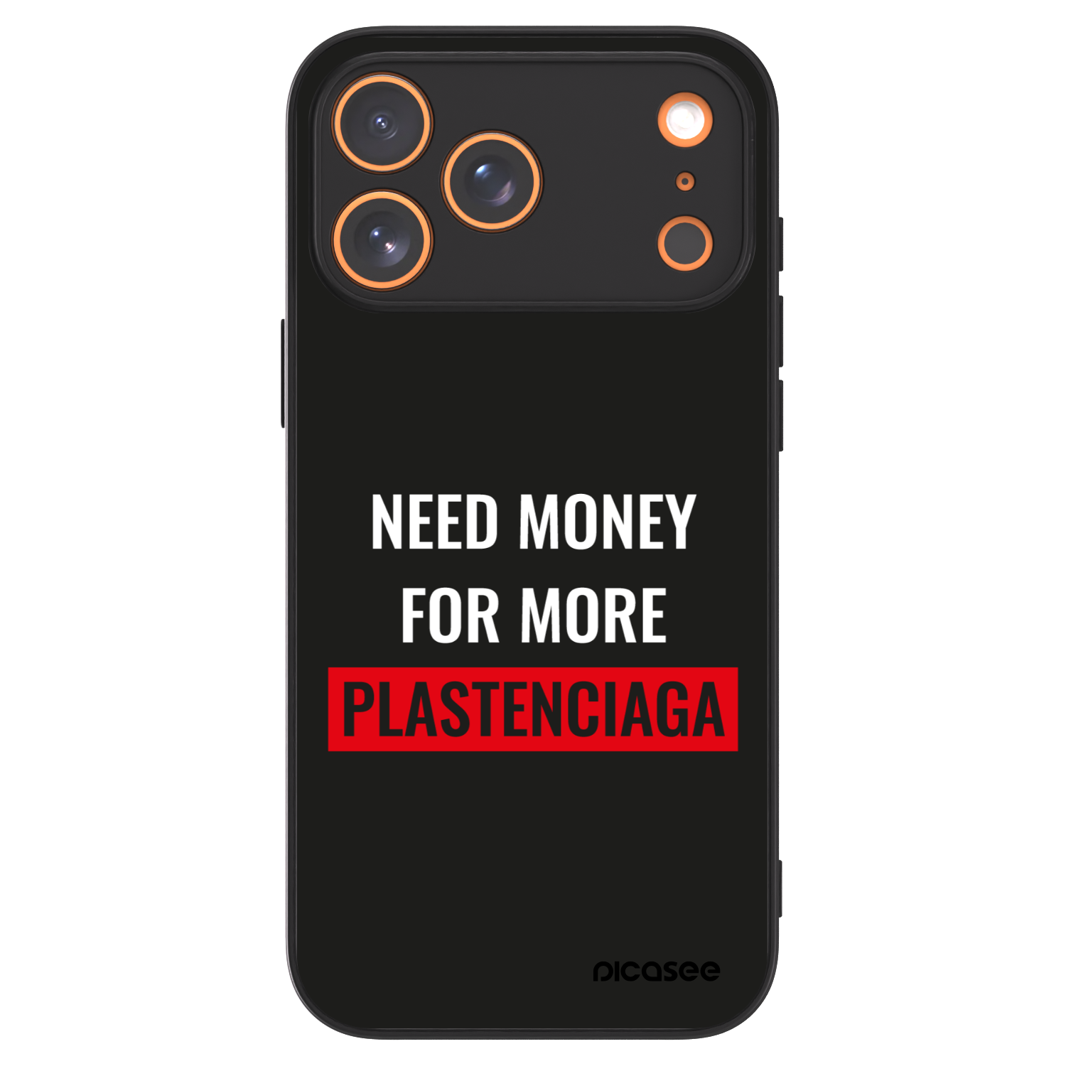 Picasee ULTIMATE CASE Apple iPhone 17 Pro Max - készülékre - More PLASTENCIAGA