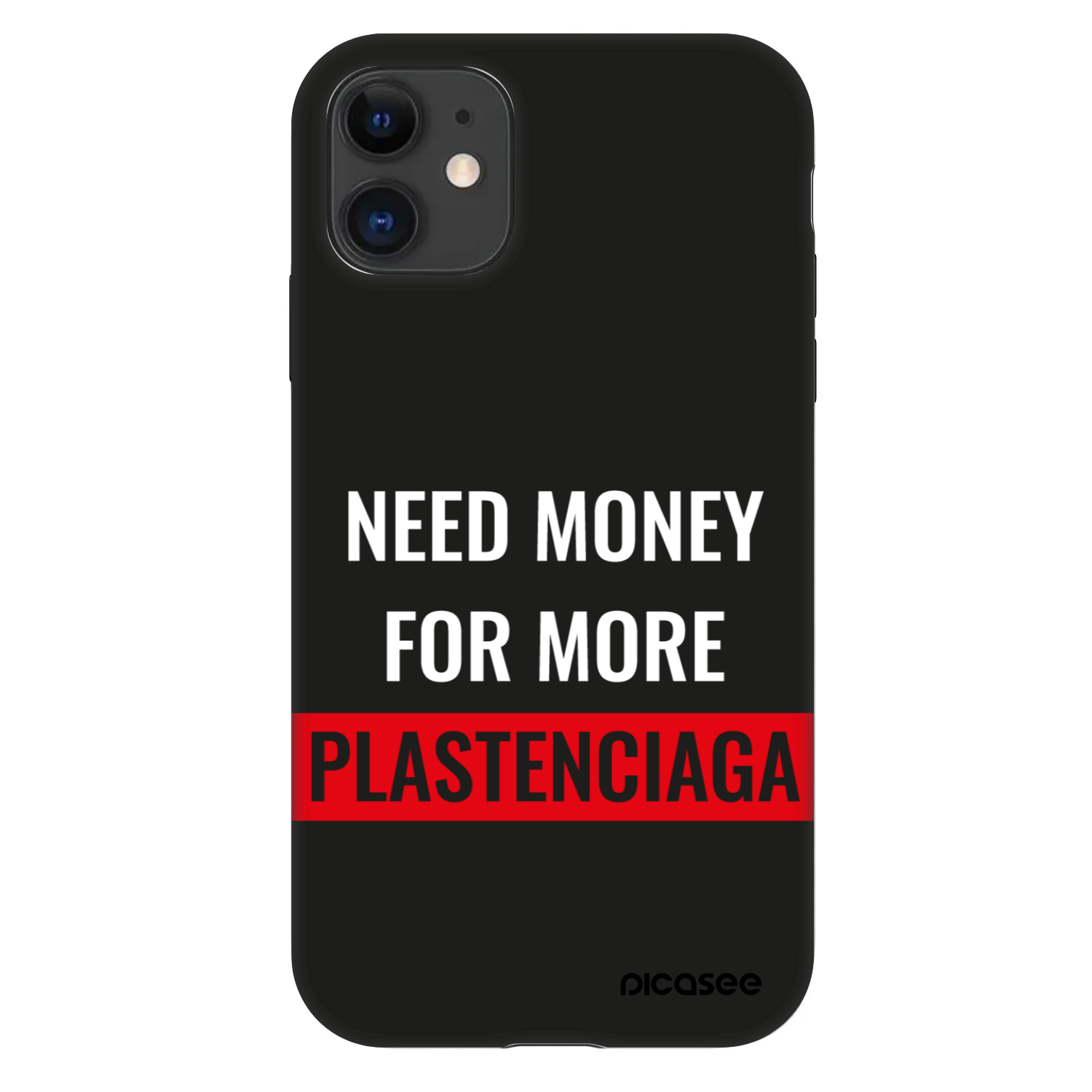 Picasee Fashion Case Apple iPhone 11 - More PLASTENCIAGA