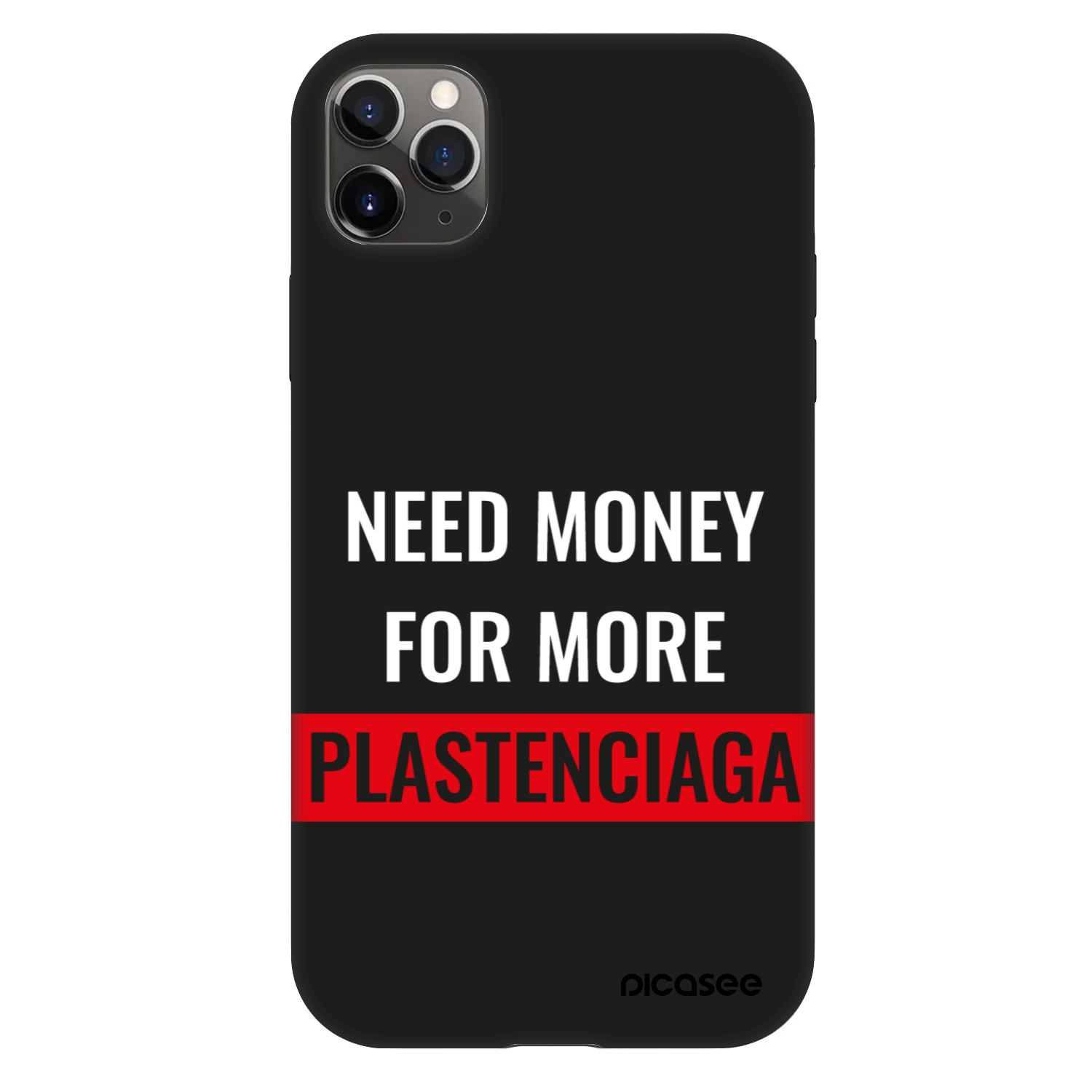 Picasee Fashion Case Apple iPhone 11 Pro Max - More PLASTENCIAGA