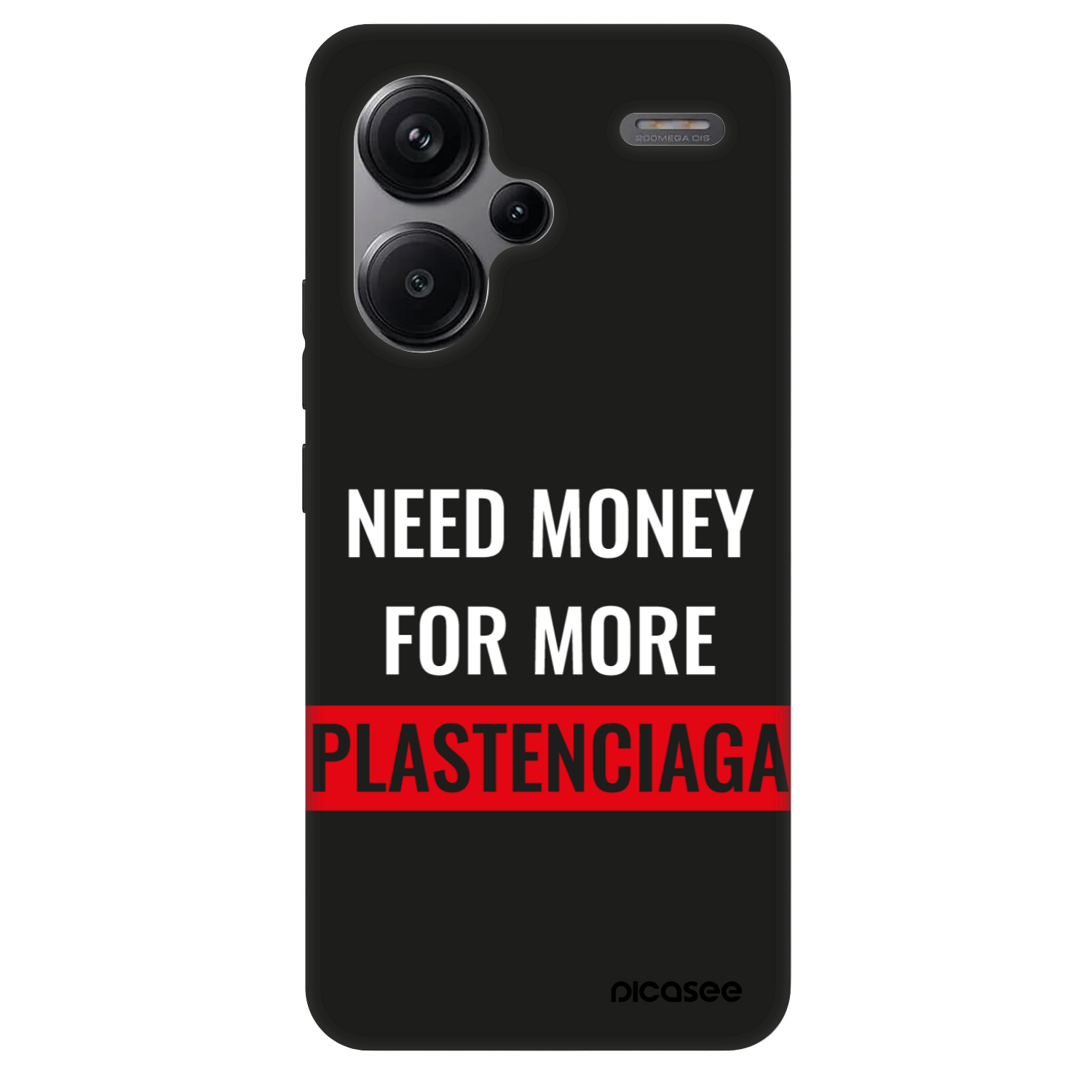 Picasee Fashion Case Xiaomi Redmi Note 13 Pro+ 5G - More PLASTENCIAGA