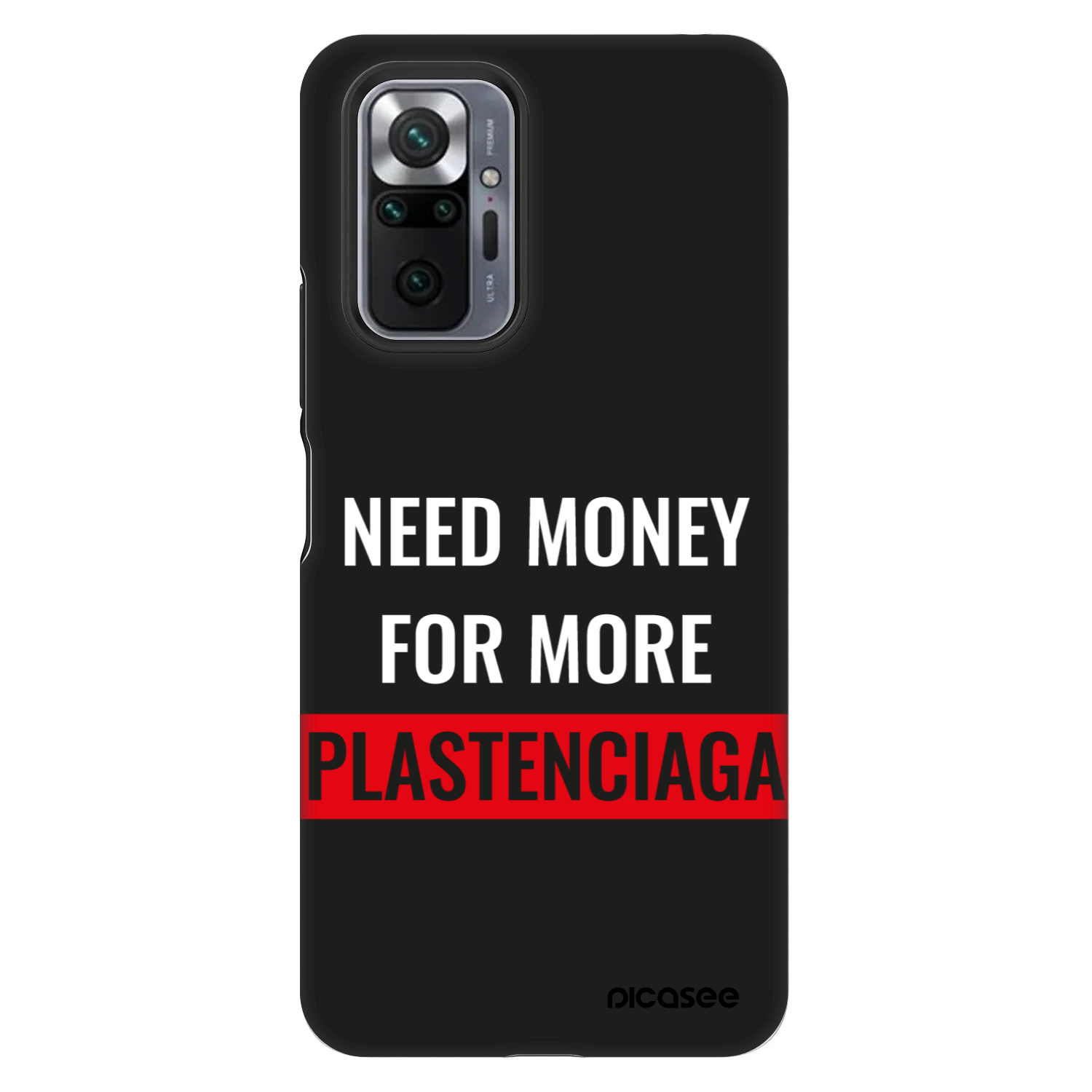 Picasee Fashion Case Xiaomi Redmi Note 10 Pro - More PLASTENCIAGA