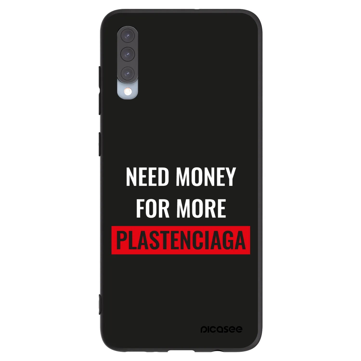Picasee fekete szilikon tok az alábbi mobiltelefonokra Samsung Galaxy A70 A705F - More PLASTENCIAGA