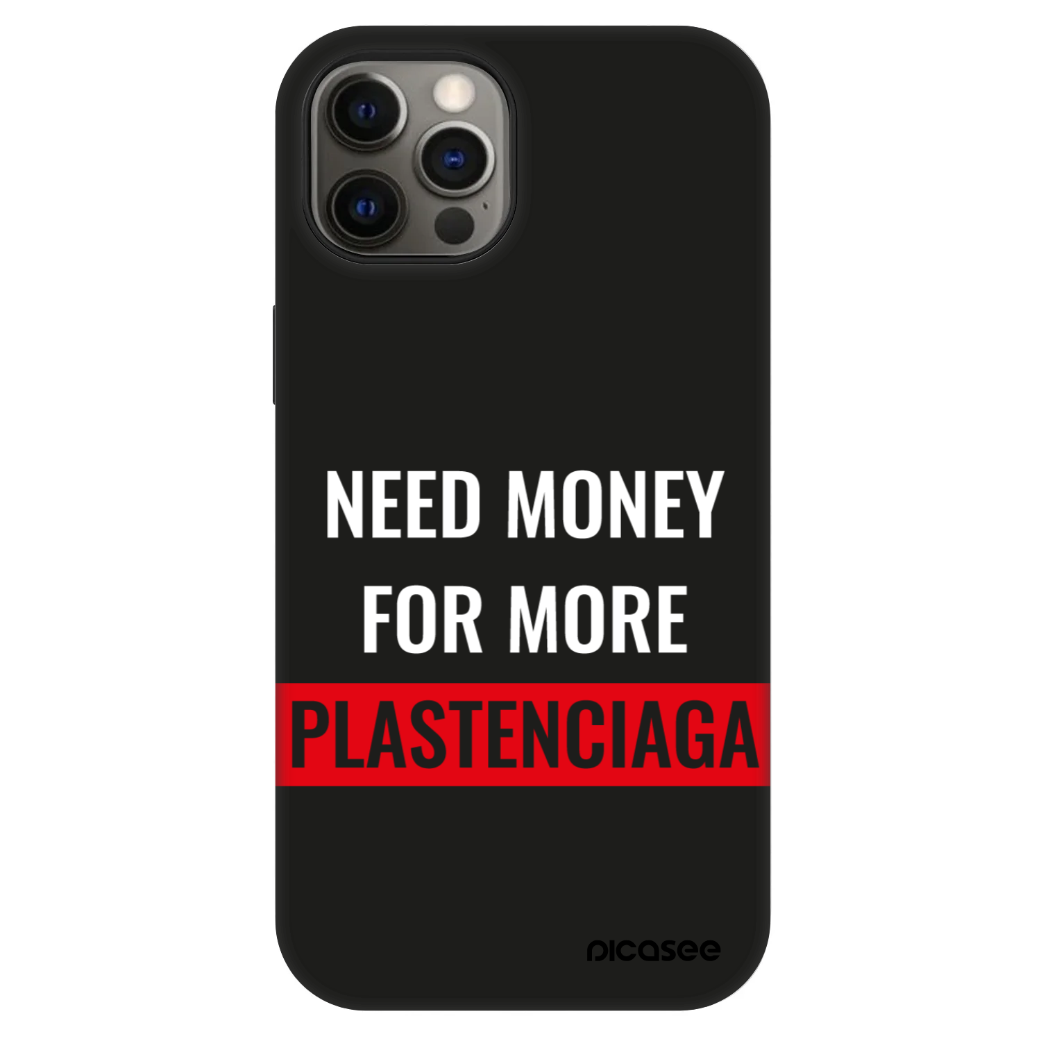 Picasee Fashion Case MagSafe Apple iPhone 12 Pro - More PLASTENCIAGA