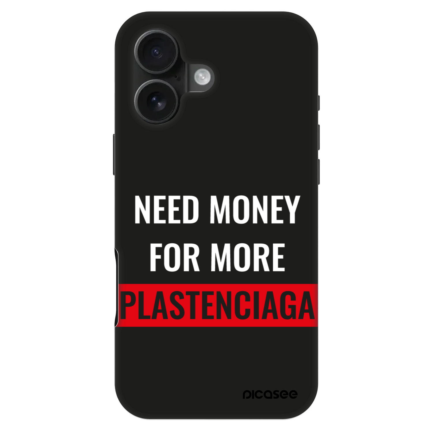 Picasee Fashion Case MagSafe Apple iPhone 16 - More PLASTENCIAGA