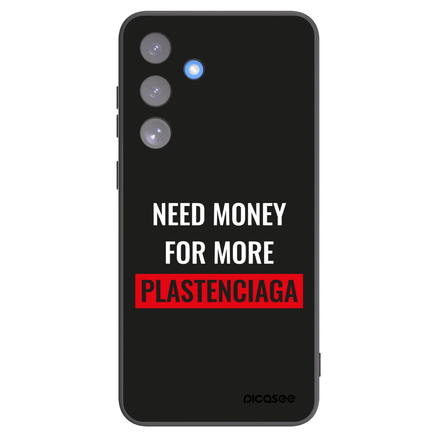 Picasee fekete szilikon tok az alábbi mobiltelefonokra Samsung Galaxy S25 FE 5G - More PLASTENCIAGA