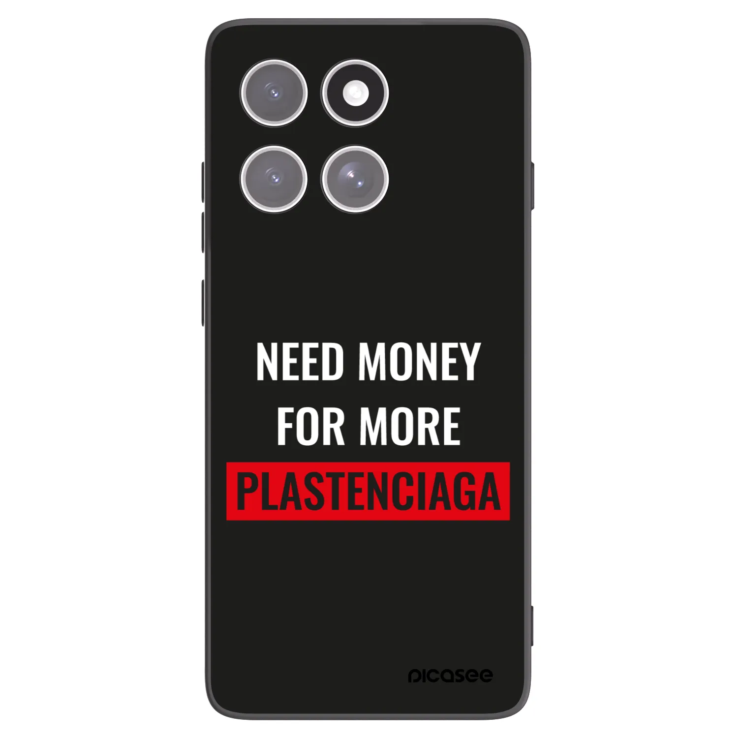 Picasee fekete szilikon tok az alábbi mobiltelefonokra Motorola Edge 60 Fusion - More PLASTENCIAGA