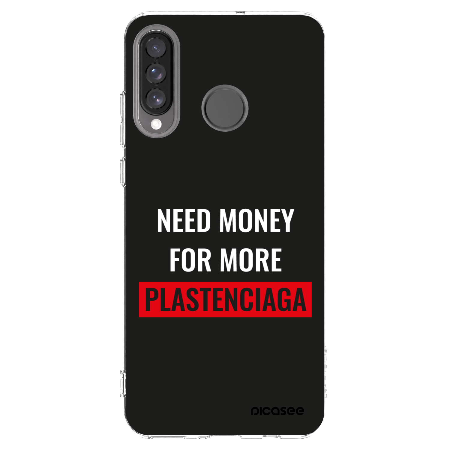 Picasee átlátszó szilikon tok az alábbi mobiltelefonokra Huawei P30 Lite - More PLASTENCIAGA