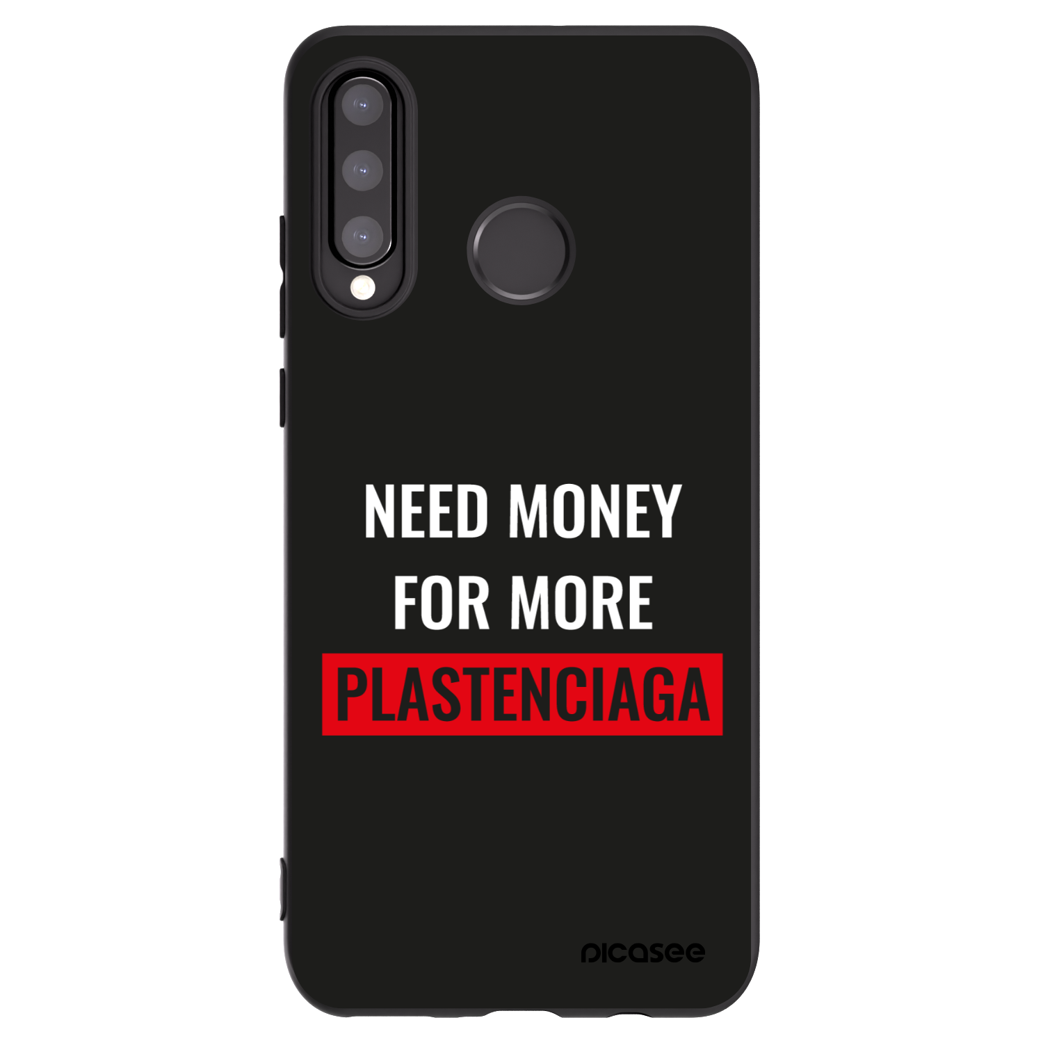 Picasee fekete szilikon tok az alábbi mobiltelefonokra Huawei P30 Lite - More PLASTENCIAGA