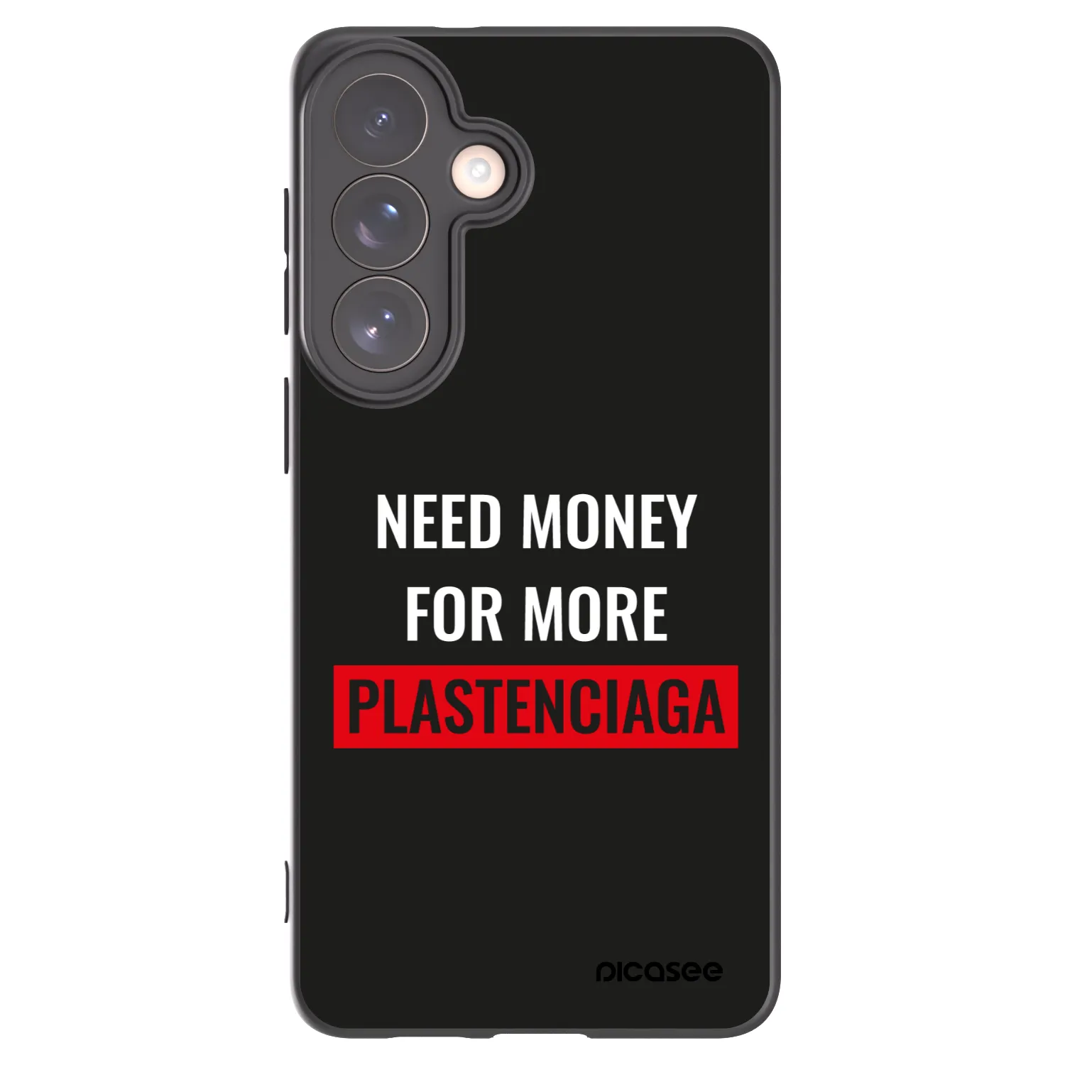 Picasee fekete szilikon tok az alábbi mobiltelefonokra Samsung Galaxy S26+ - More PLASTENCIAGA