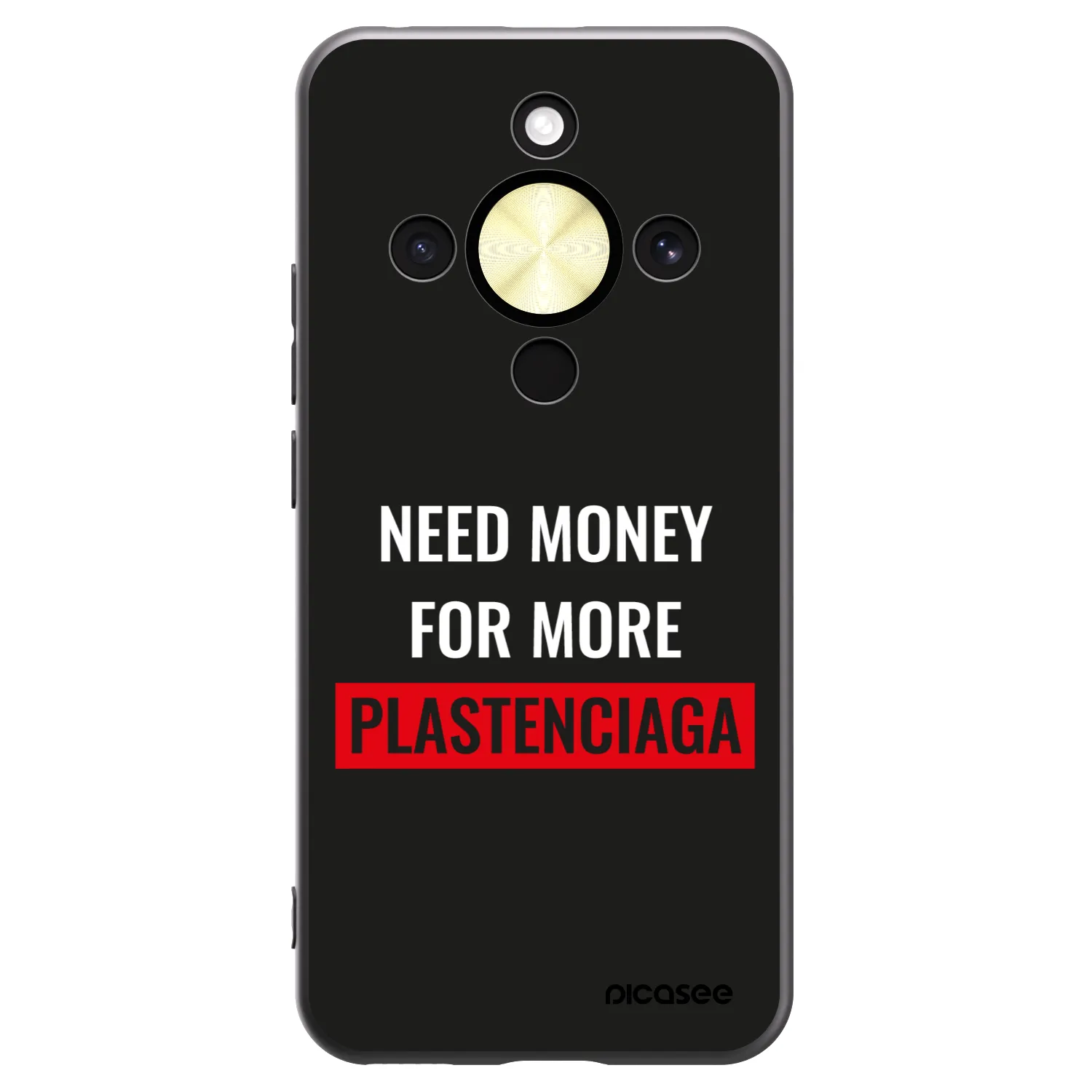 Picasee fekete szilikon tok az alábbi mobiltelefonokra Honor Magic8 Lite 5G - More PLASTENCIAGA